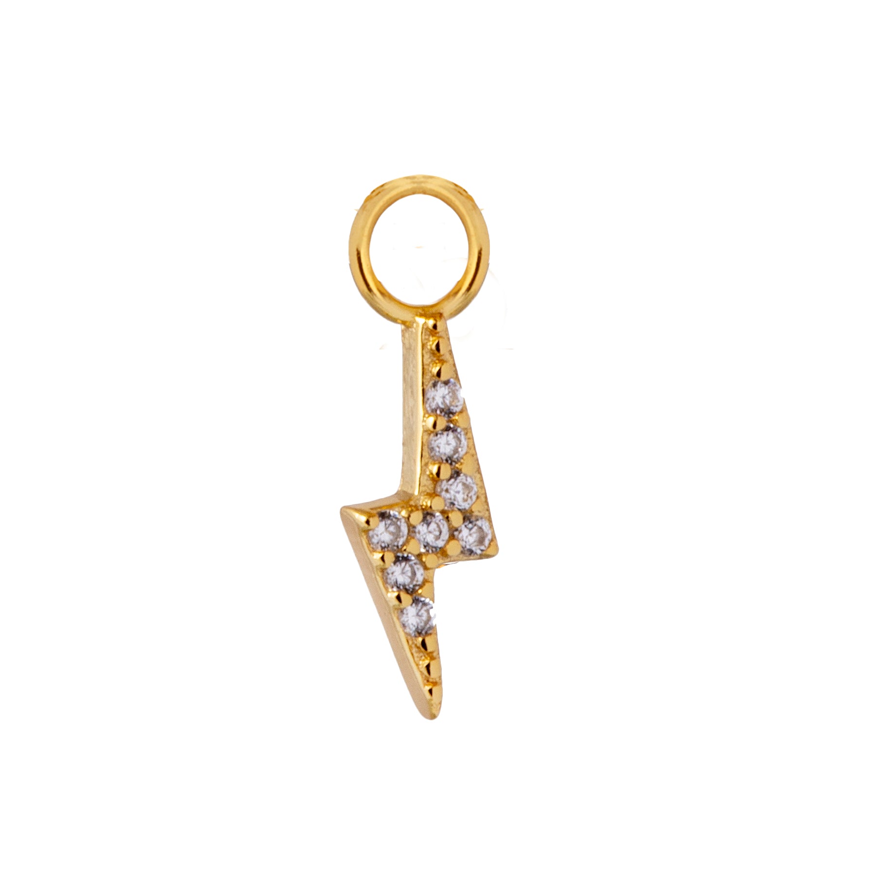 Small Lightning Bolt Earring Charm - by Atelier 18