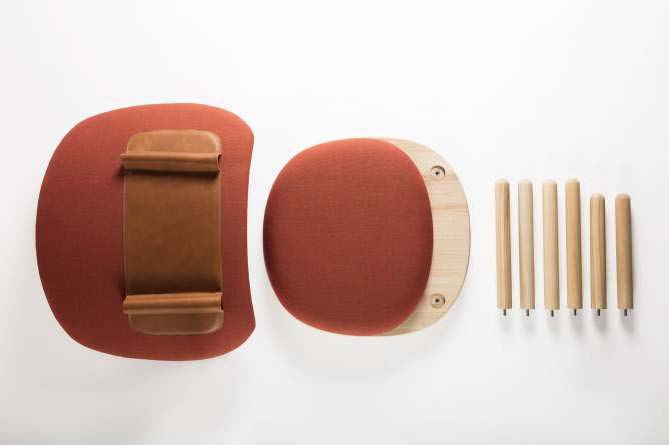 Naïve Low Chair in Natural Ash by etc.etc