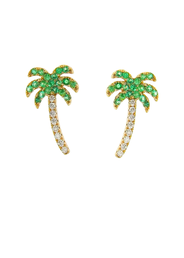 Palm Tree Studs - by Atelier 18