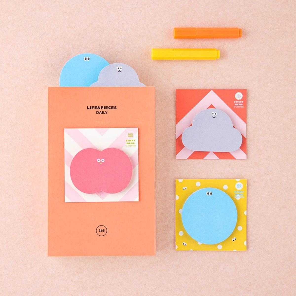 Livework Somsom Small Sticky Memo: Capsule