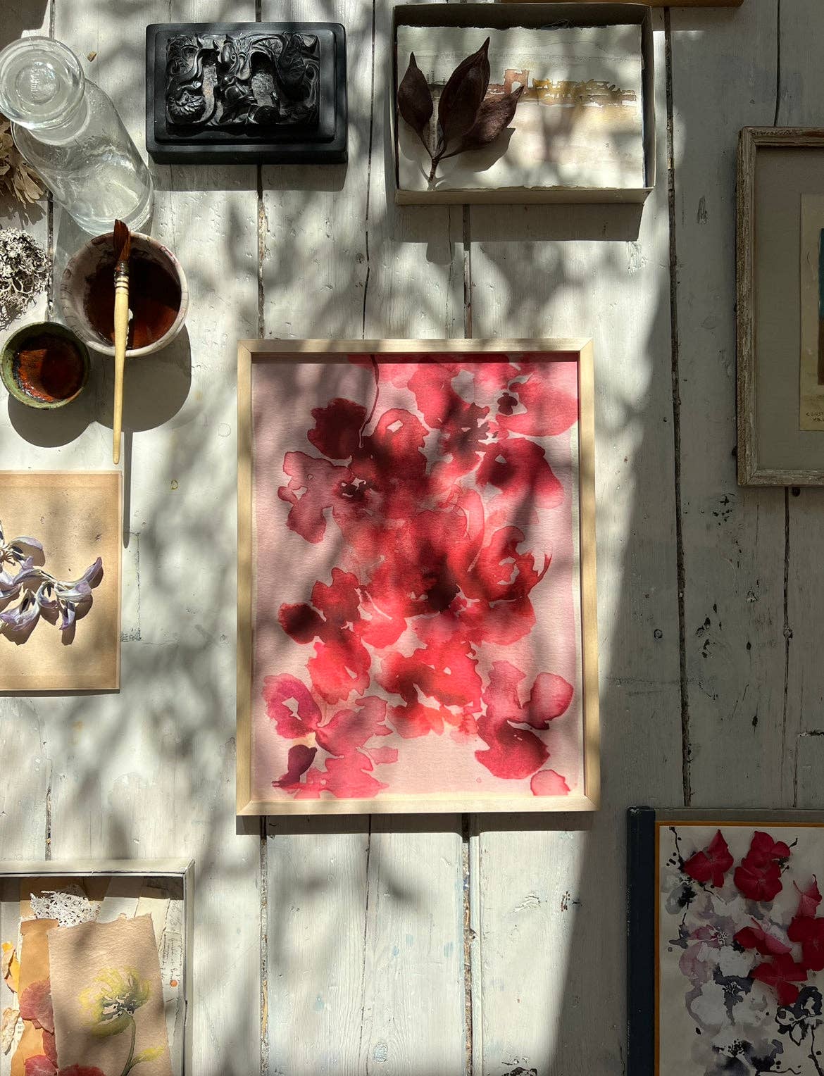 Framed Art Print "La Vie Rose" 30cm x 40cm Tinystories