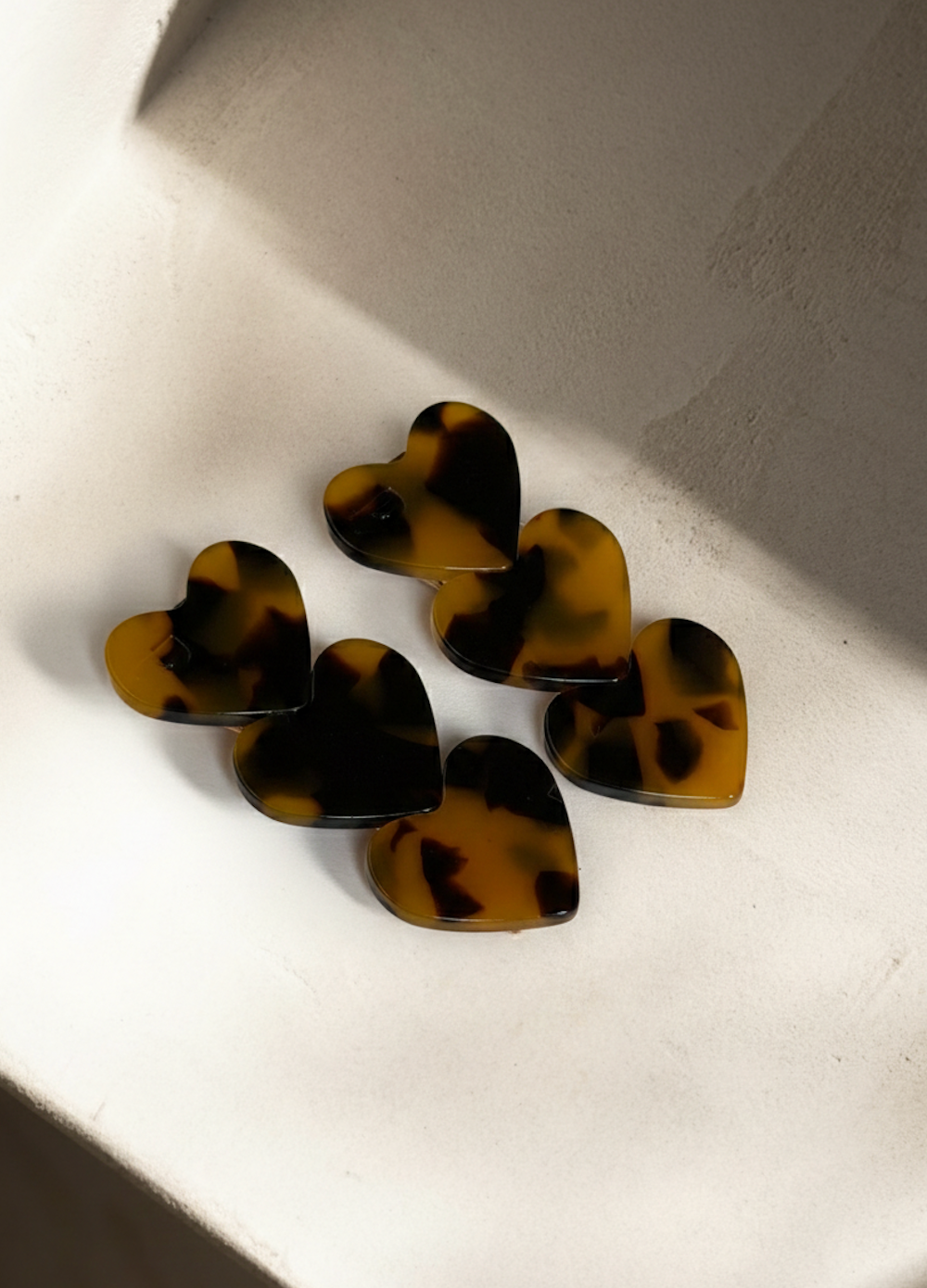 Heart Clip - Panther (Pair) - Peignee Paris