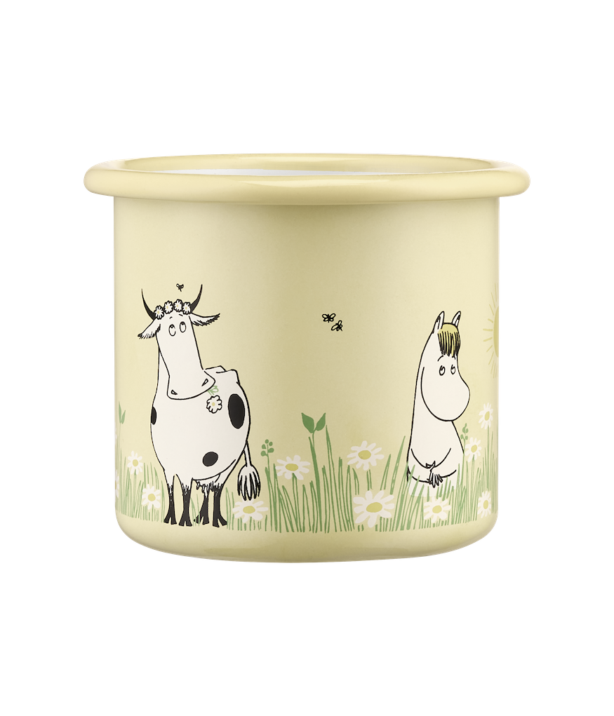 MUURLA | Moomin | Enamel Mug | Meadow | 0.25L