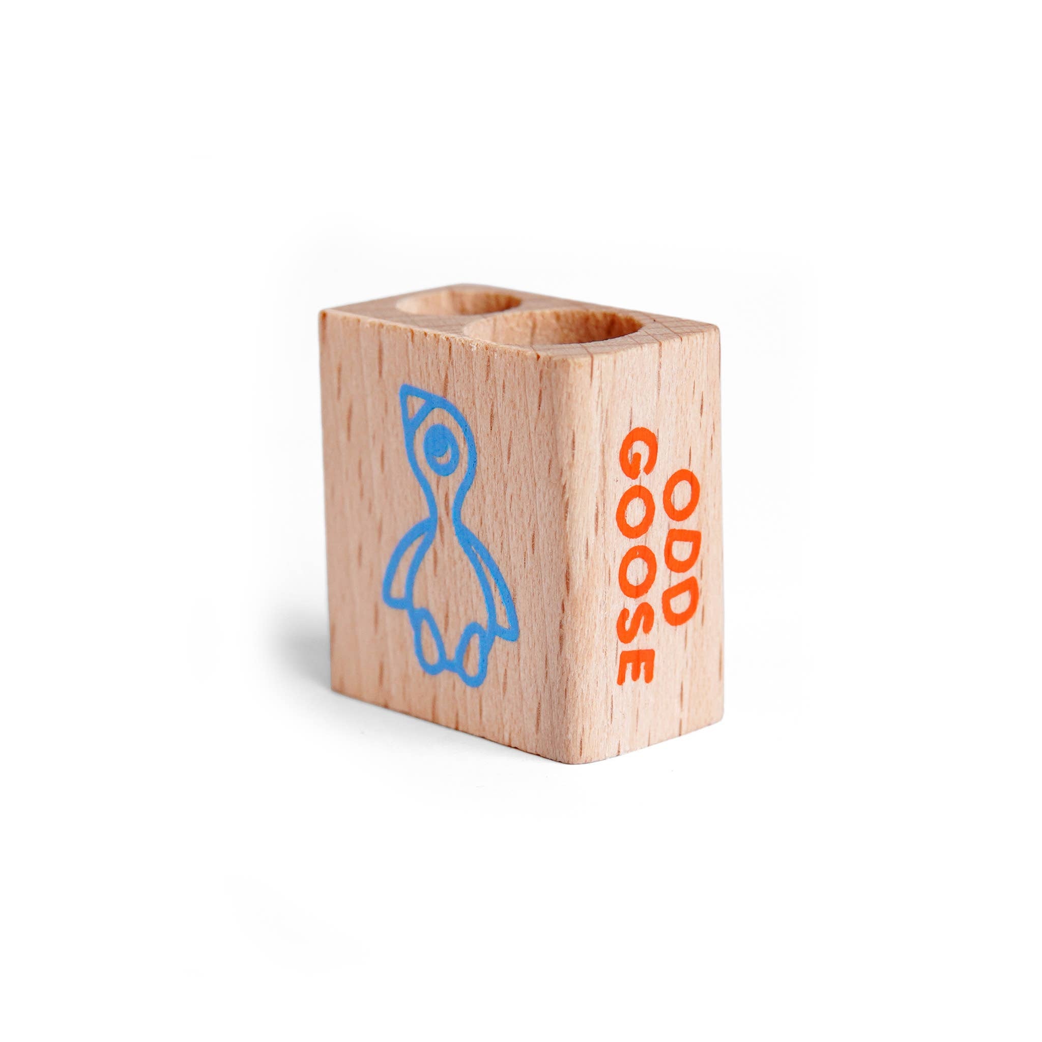 Odd Goose Wooden Double Hole Sharpener