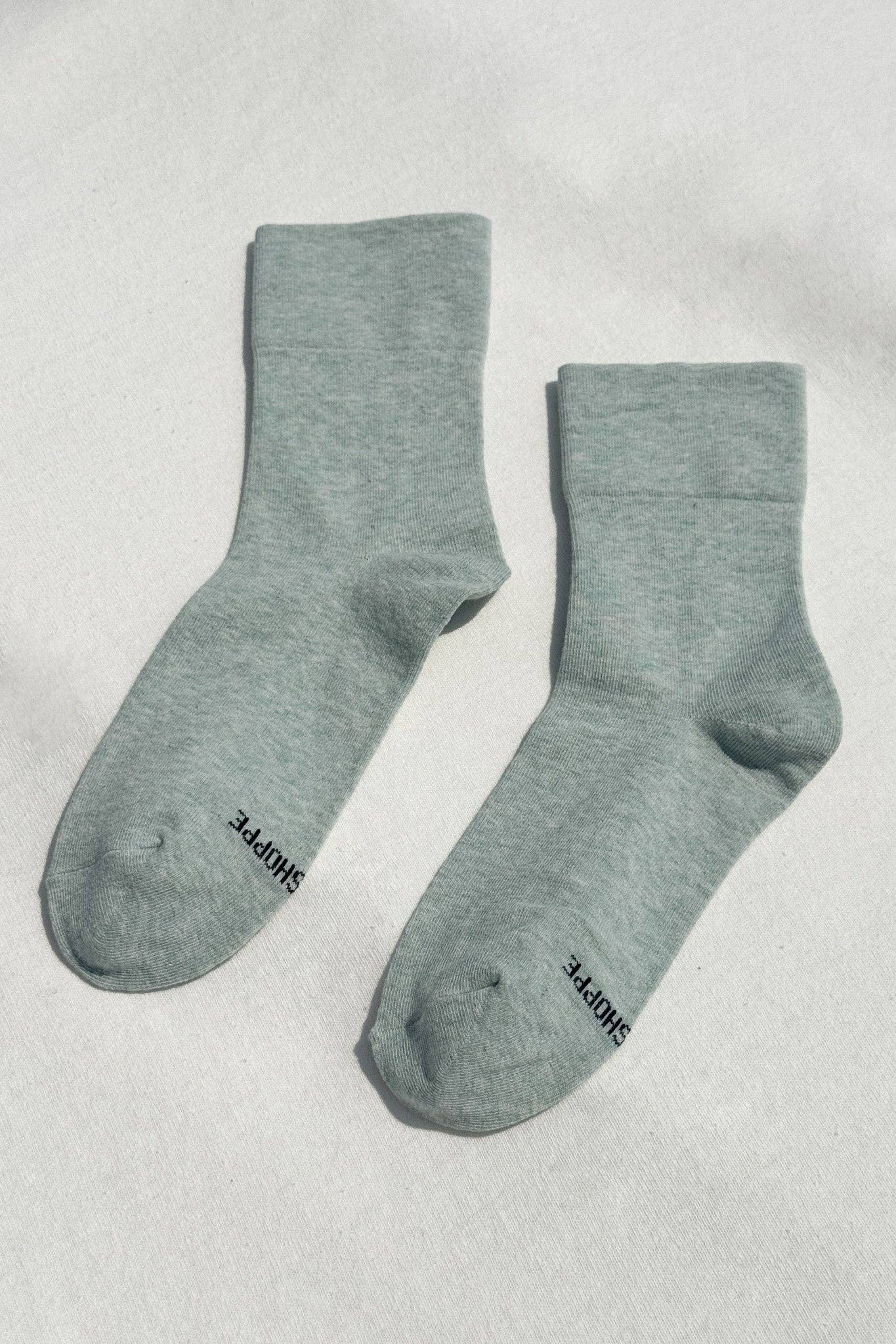 Sneaker Socks: Seafoam - Le Bon Shoppe
