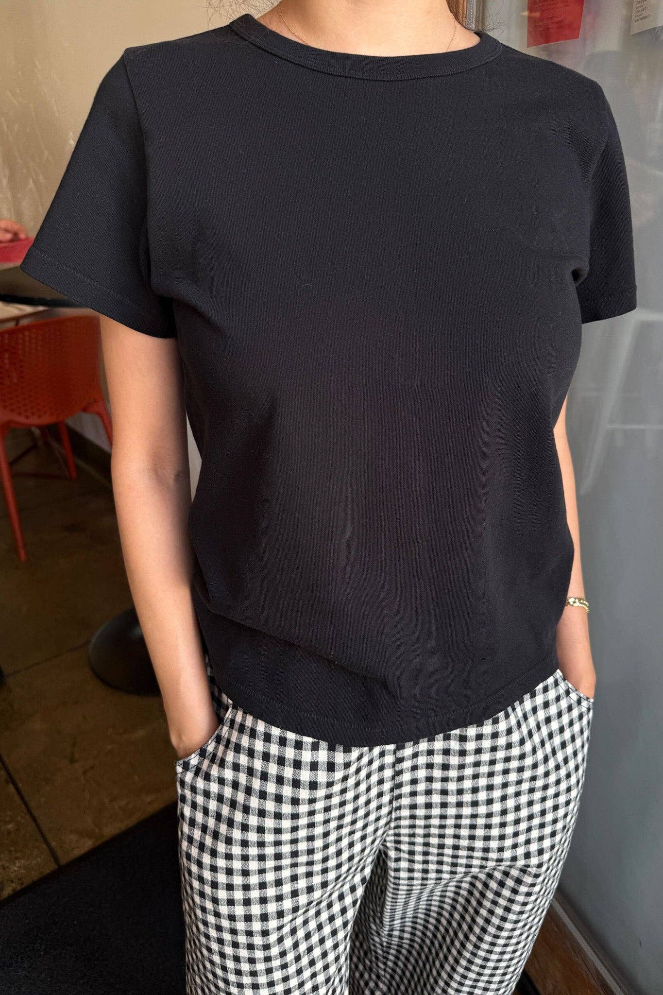 Go-To Tee in True Black — Le Bon Shoppe