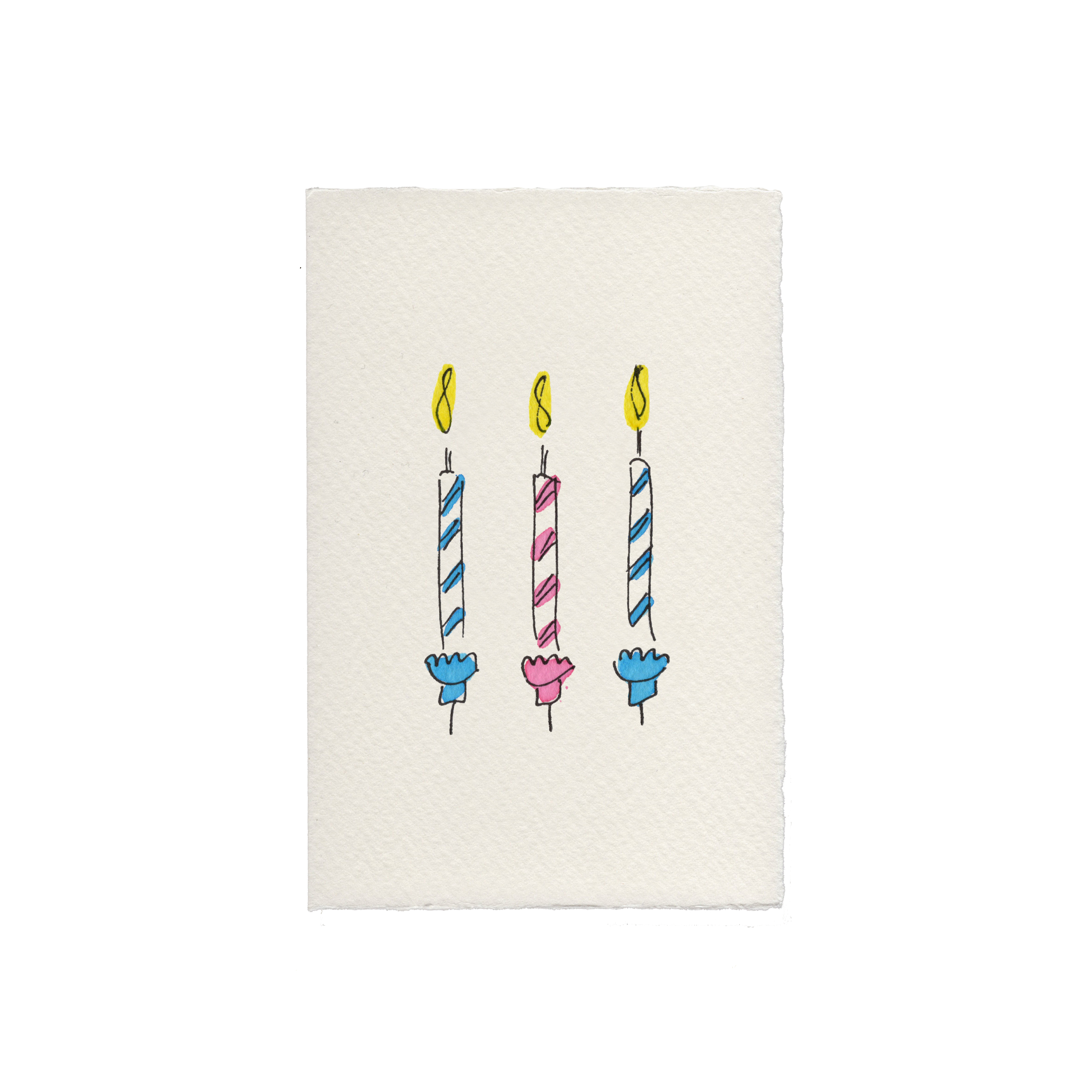 Birthday Candles Card: 1