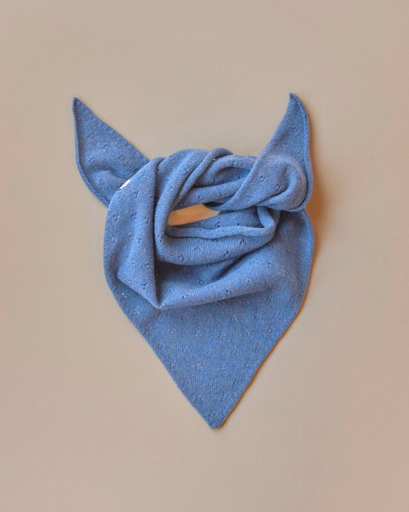 Pointelle Neckerchief | Cornflower