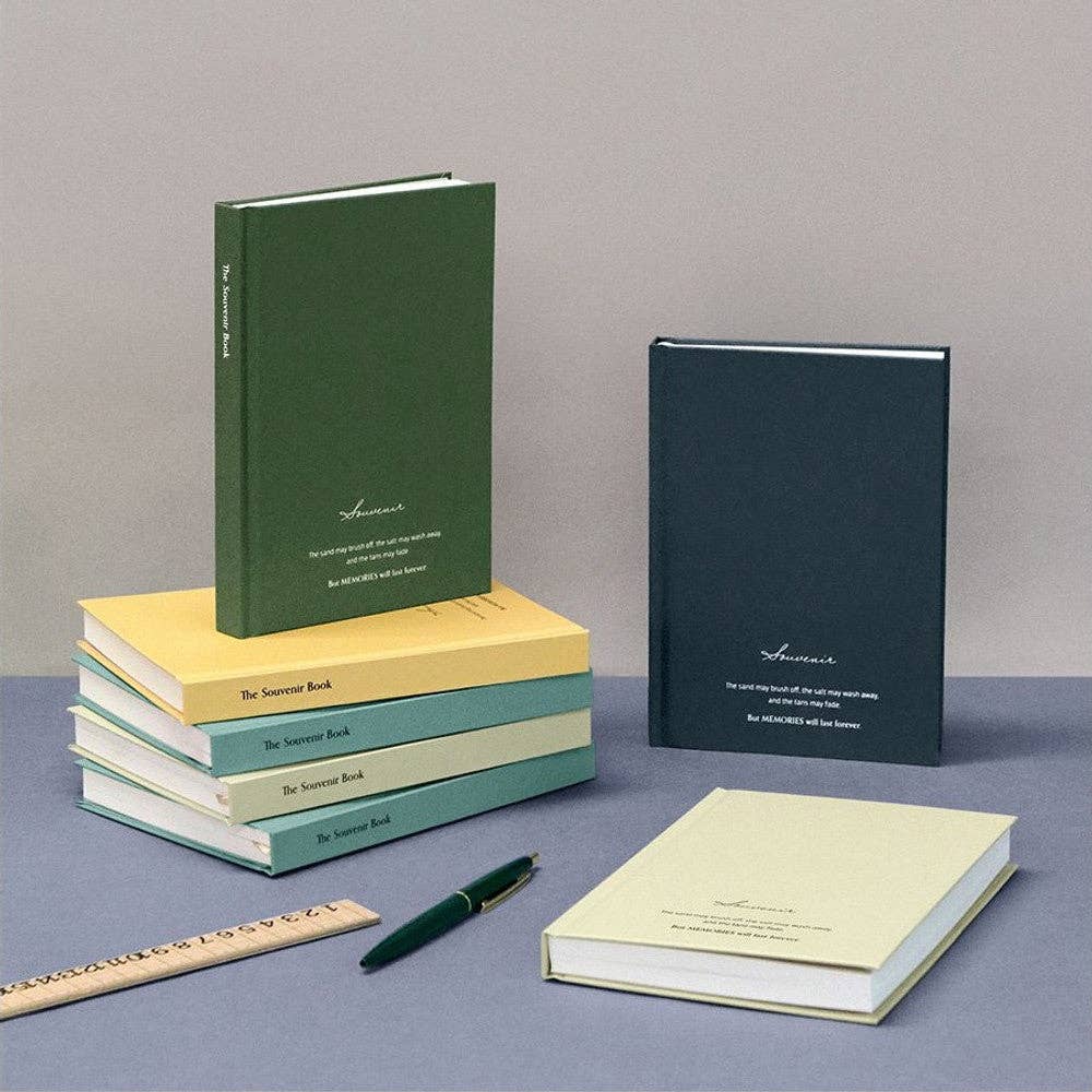 Iconic Souvenir Hardcover Line Notebook - [B6]: Ivory