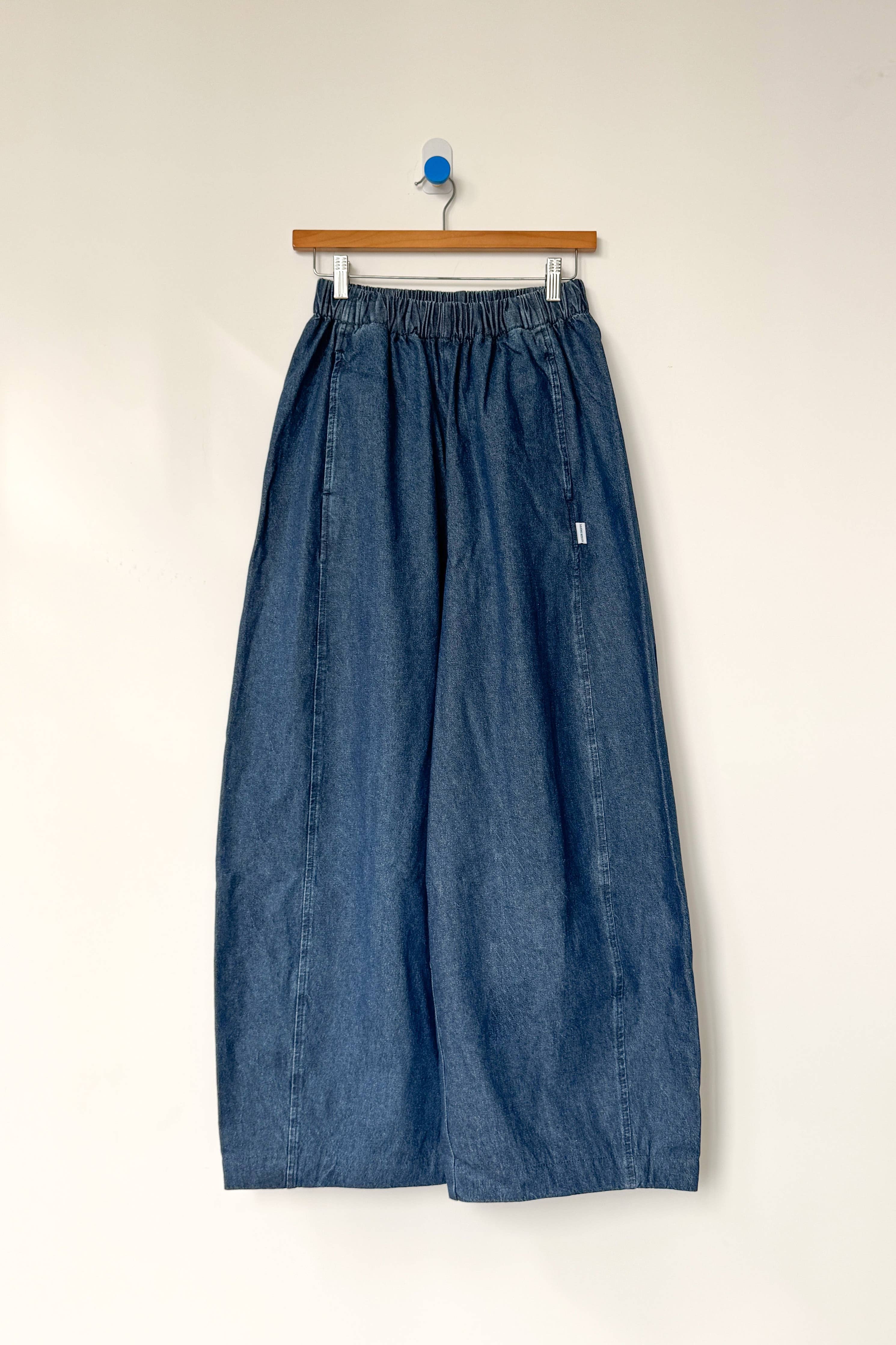 Parachute Pants in Denim Blue — Le Bon Shoppe