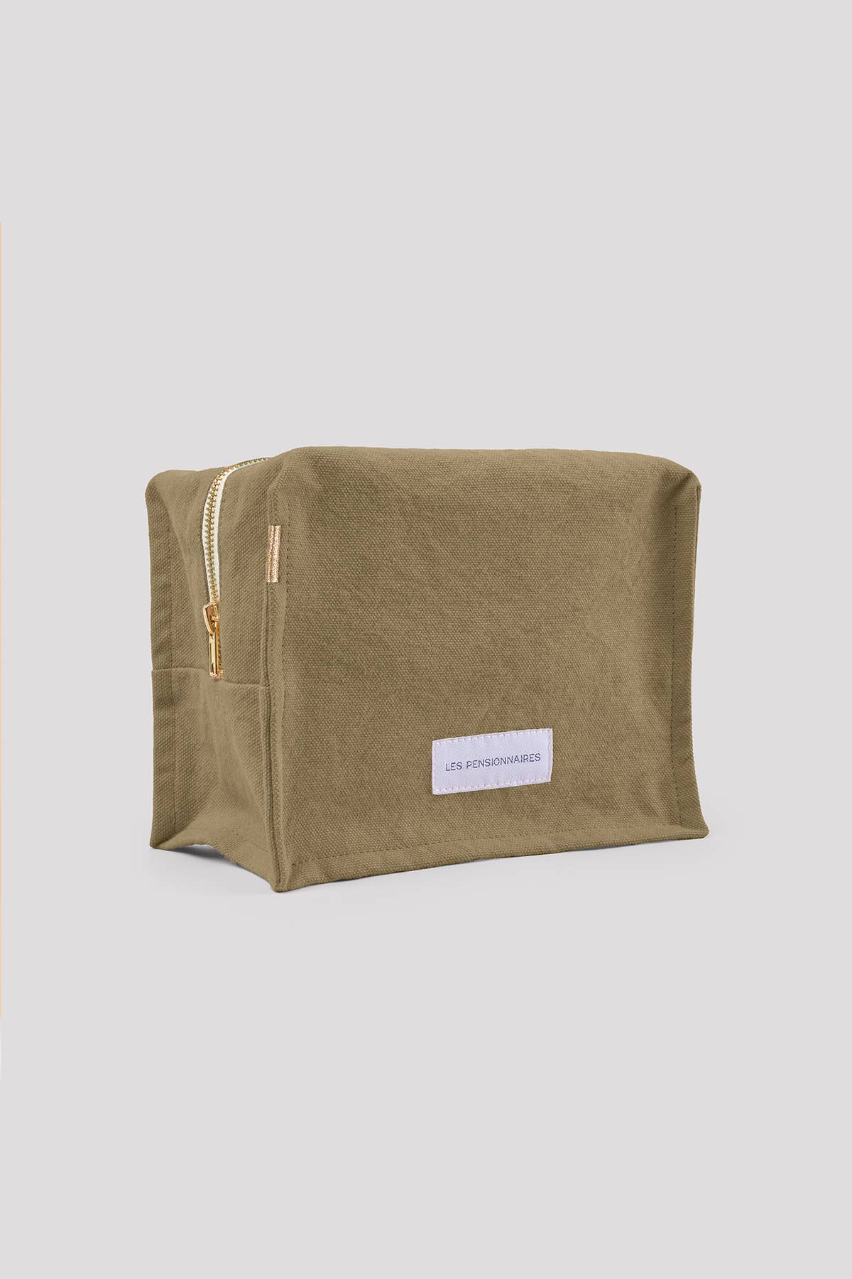 Les Pensionnaires Cube Toiletry Bag in Linden Green