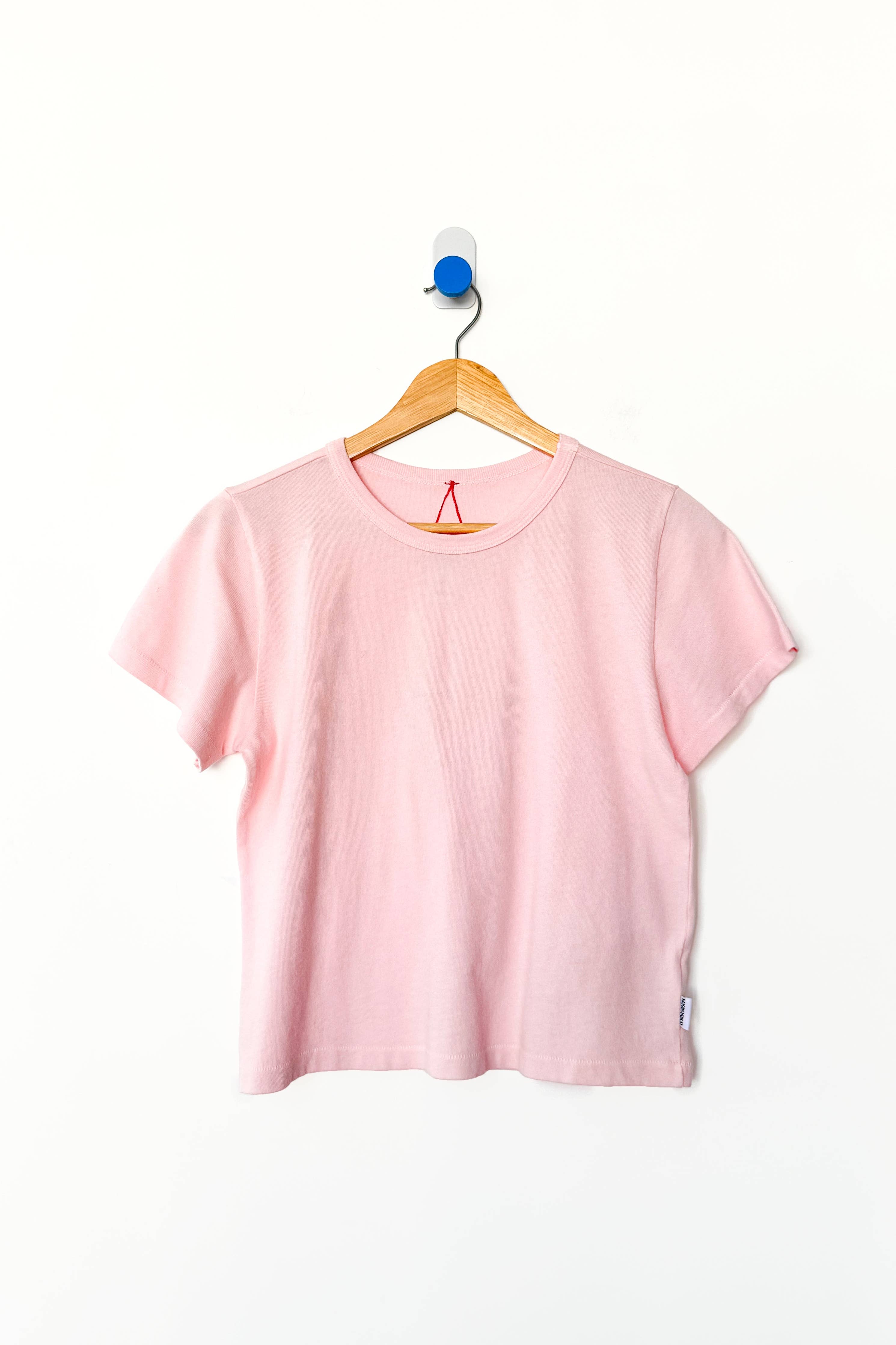 The Little Boy Tee in Premium Jersey: Baby Pink — Le Bon Shoppe