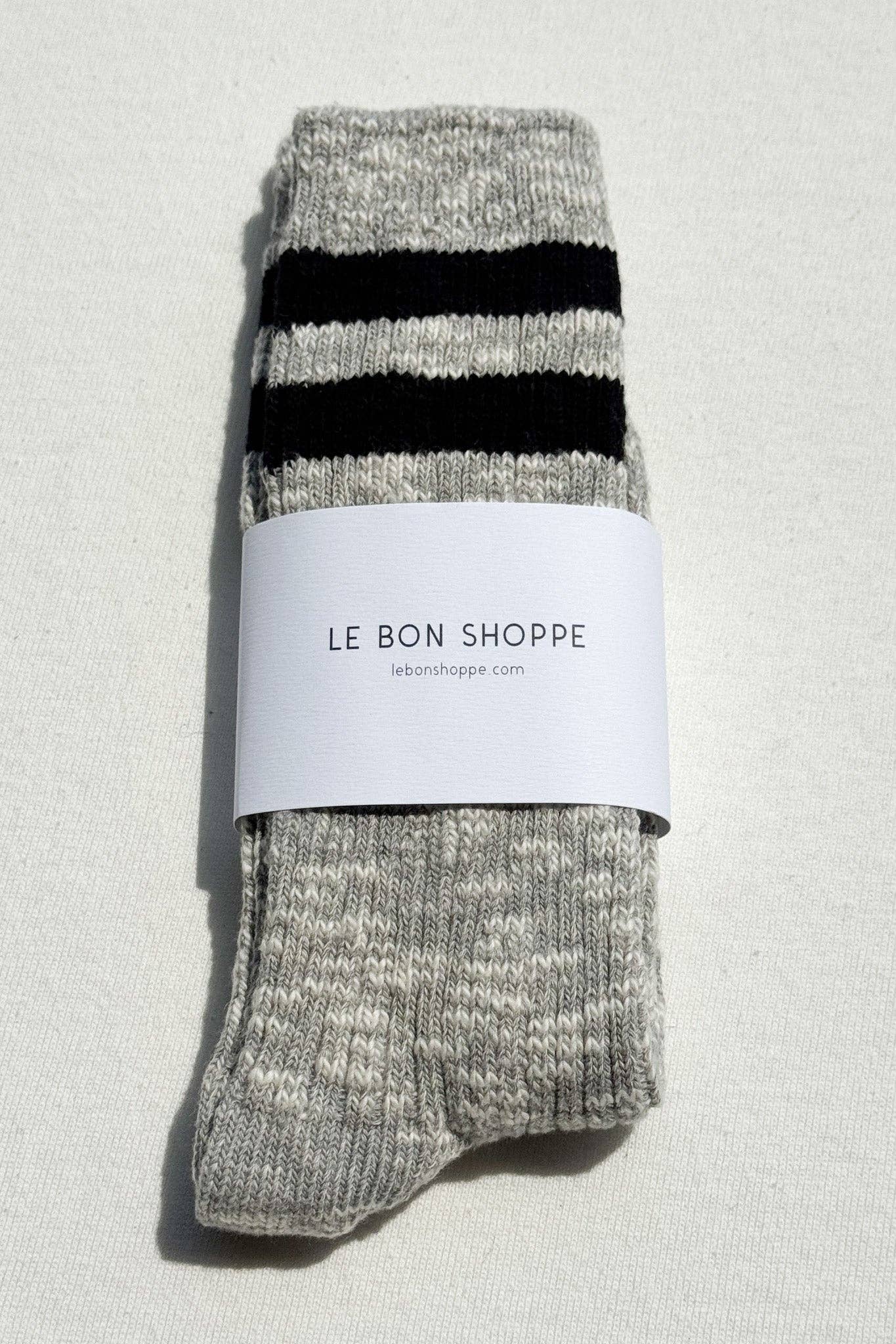 Cottage Varsity Socks Oatmeal Varsity - Le Bon Shoppe