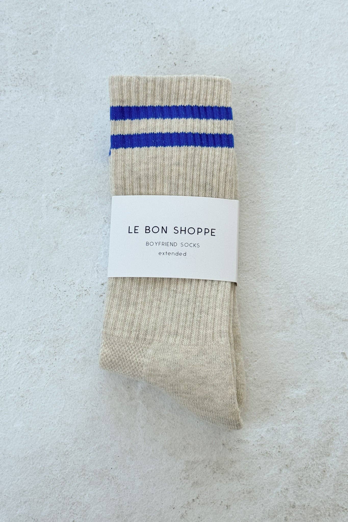EXTENDED Boyfriend Socks (wholesale): Charcoal