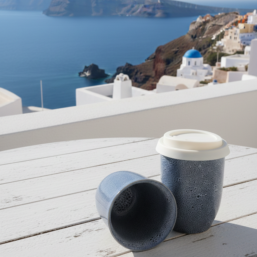 Santorini Classic Cup - Glaze