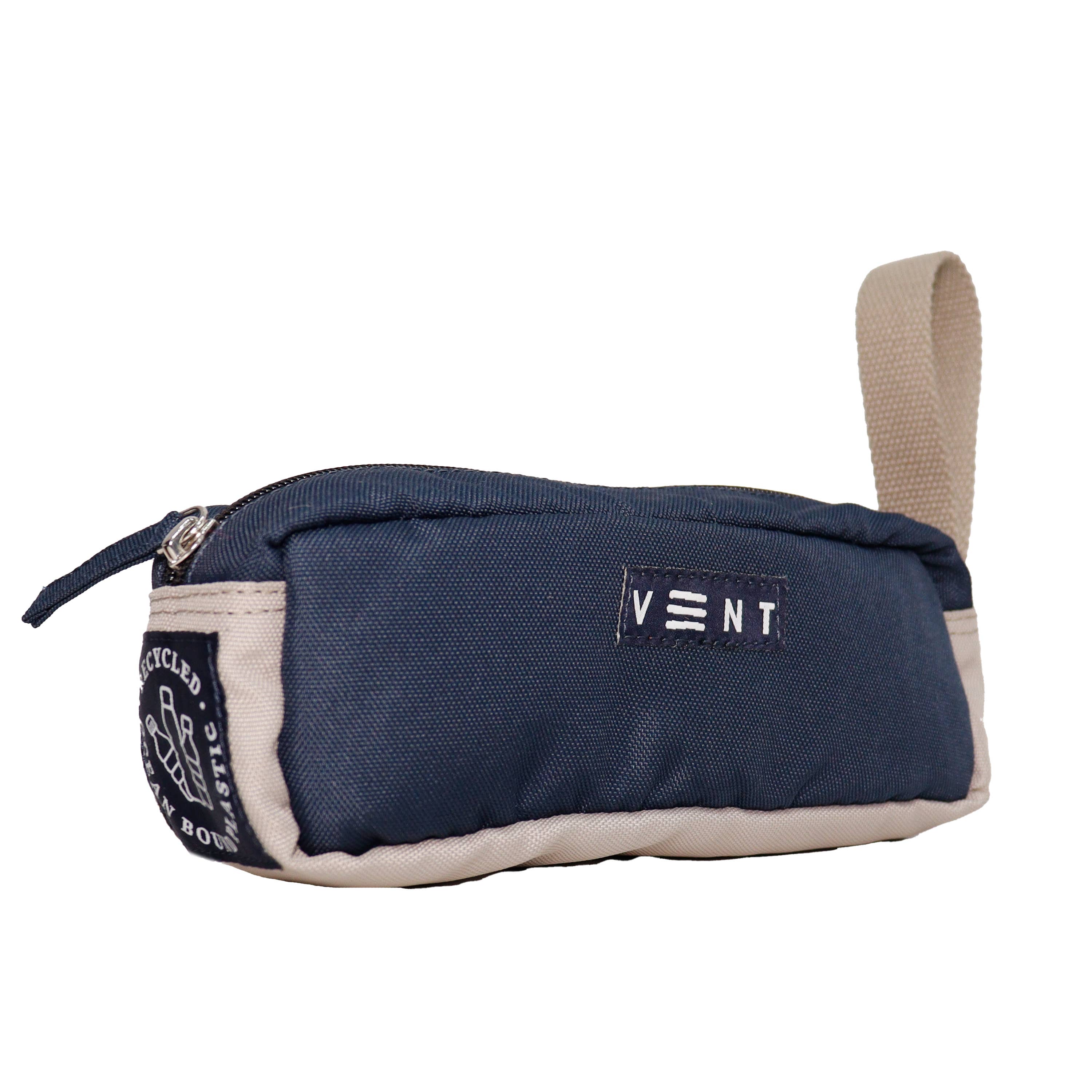 Pencil Case - Recycled Ocean Plastic - Navy Blue