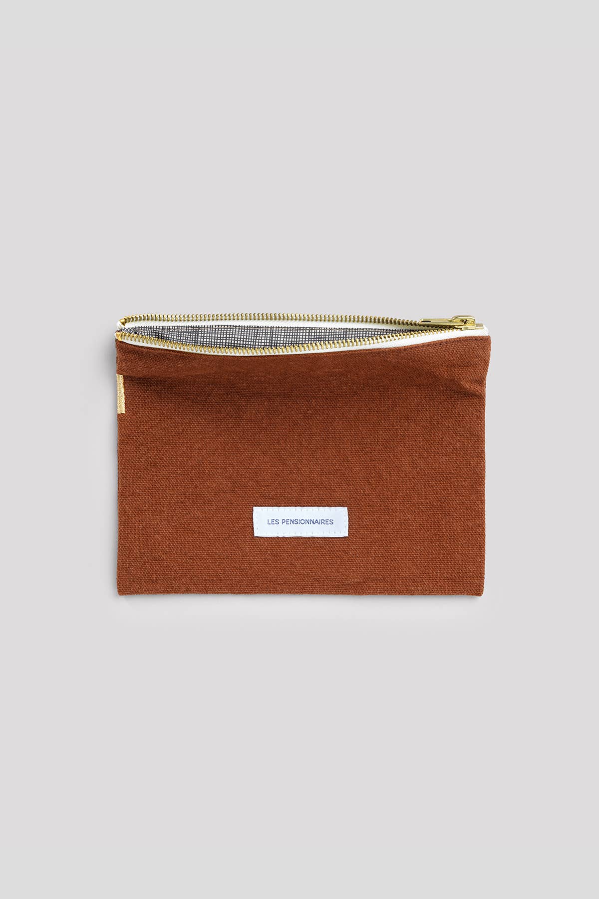 Les Pensionnaires Small Pouch – Caramel Brown