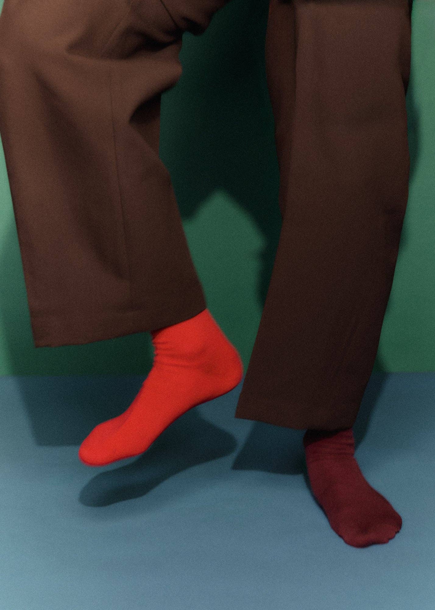 Postbox Red Merino Socks: Postbox Red / Small (UK 4-7)