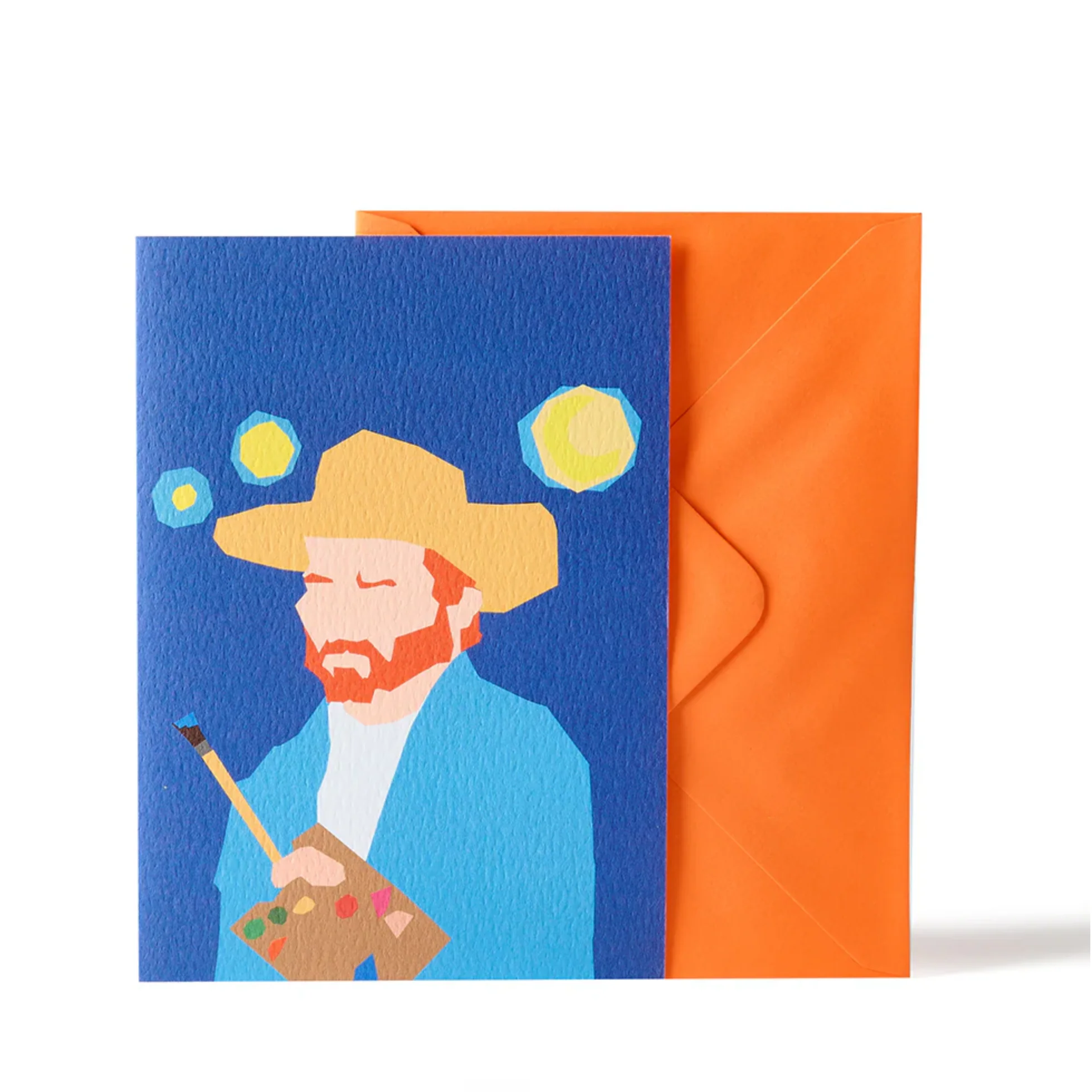 Vincent Greetings Card - by SID