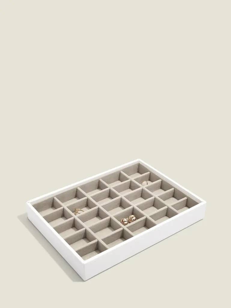 White Classic Jewellery Box Trinket Layer