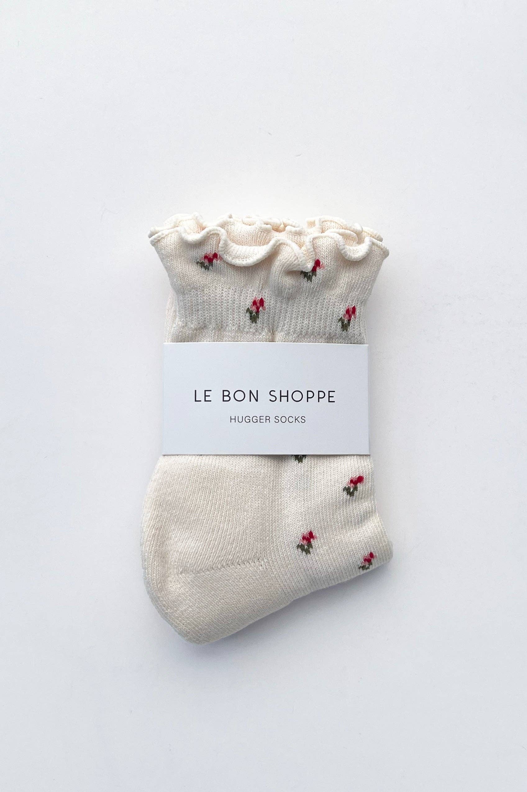 Ruffled Petal Hugger Socks — Le Bon Shoppe