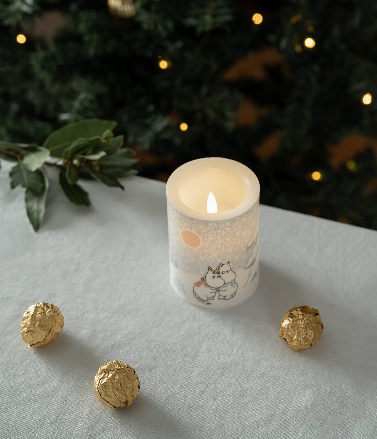 Muurla Moomin LED Candle - Let It Snow