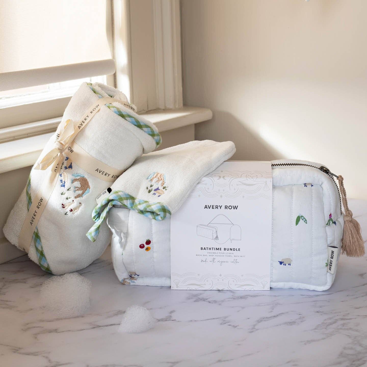 Bathtime Bundle New Baby Gift Set  - Little Farm