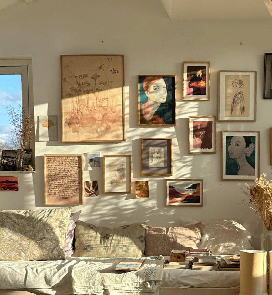 Framed Art Print "Tiny Little Things": 30cm x 40cm Tinystories