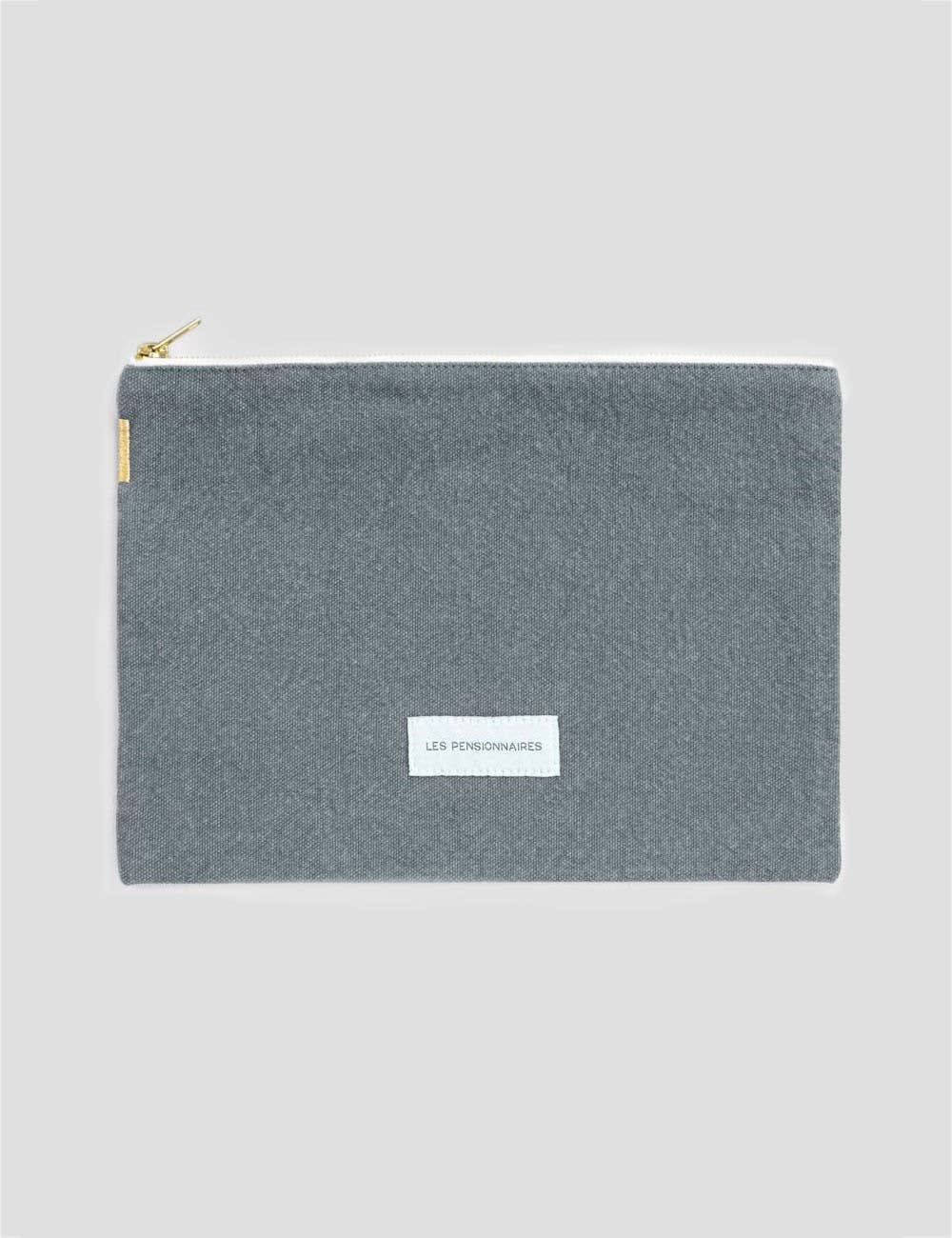 Les Pensionnaires Large Pouch in Horizon Blue