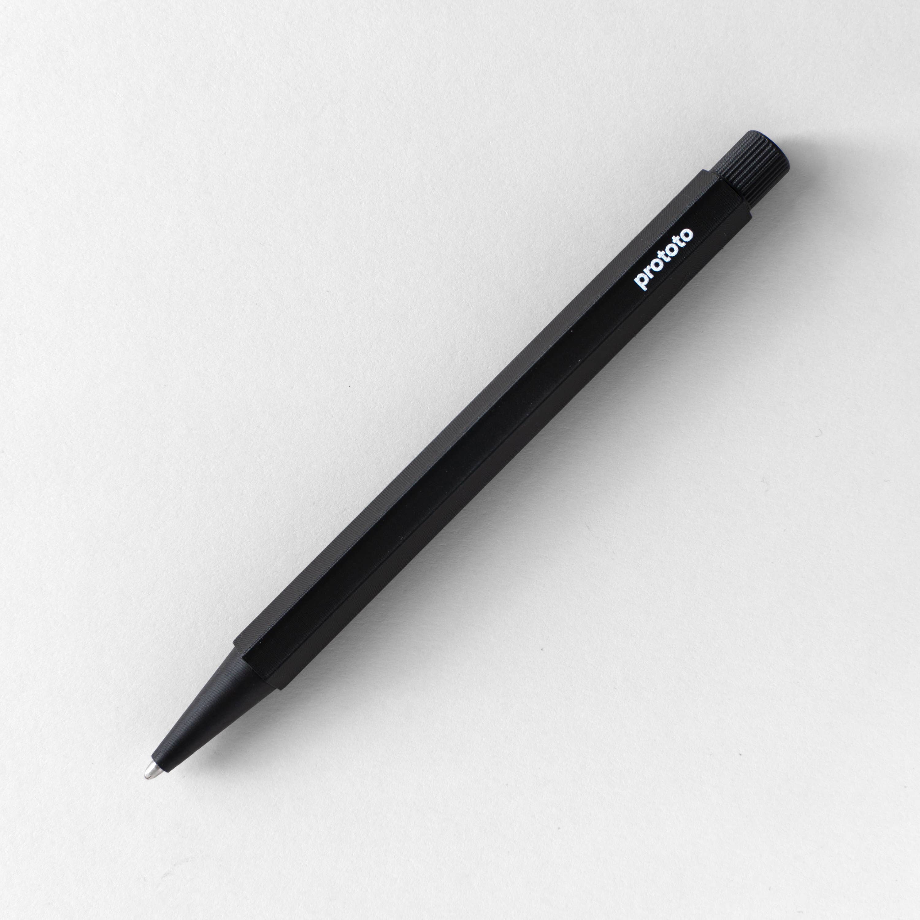 Black Zero Waste Ballpoint Pen Eco-Friendly Sustainable: English