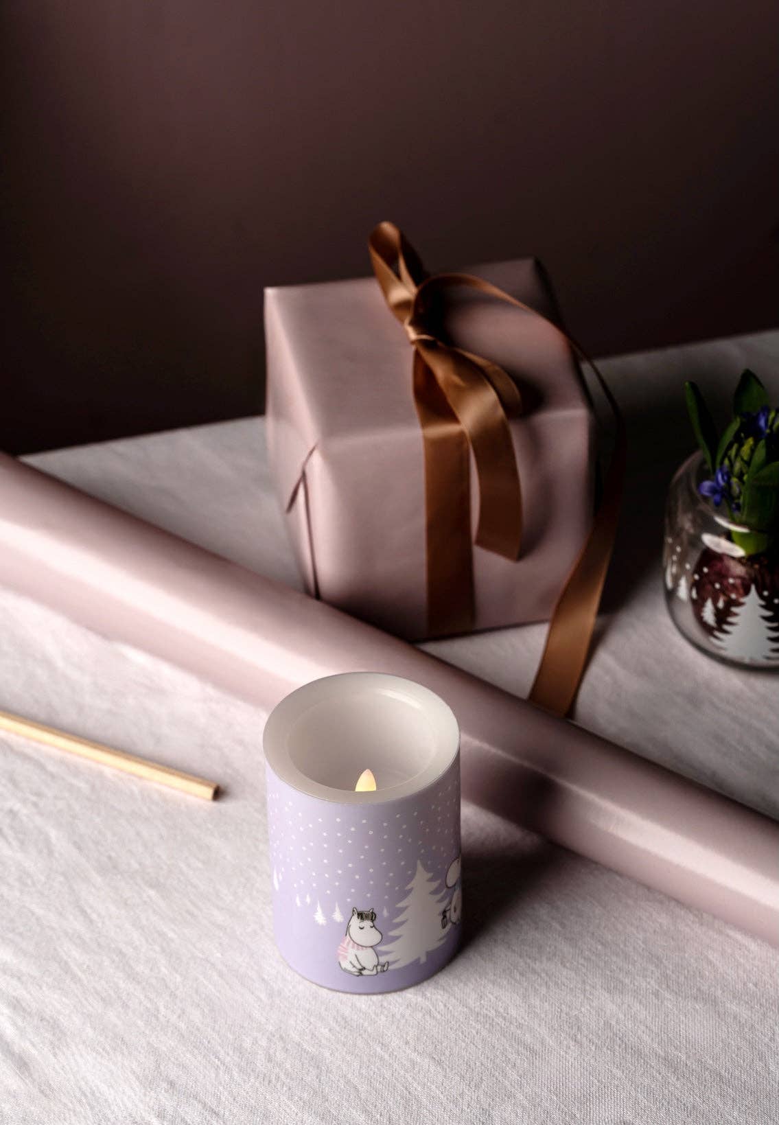 Muurla Moomin LED Candle - Snowfall