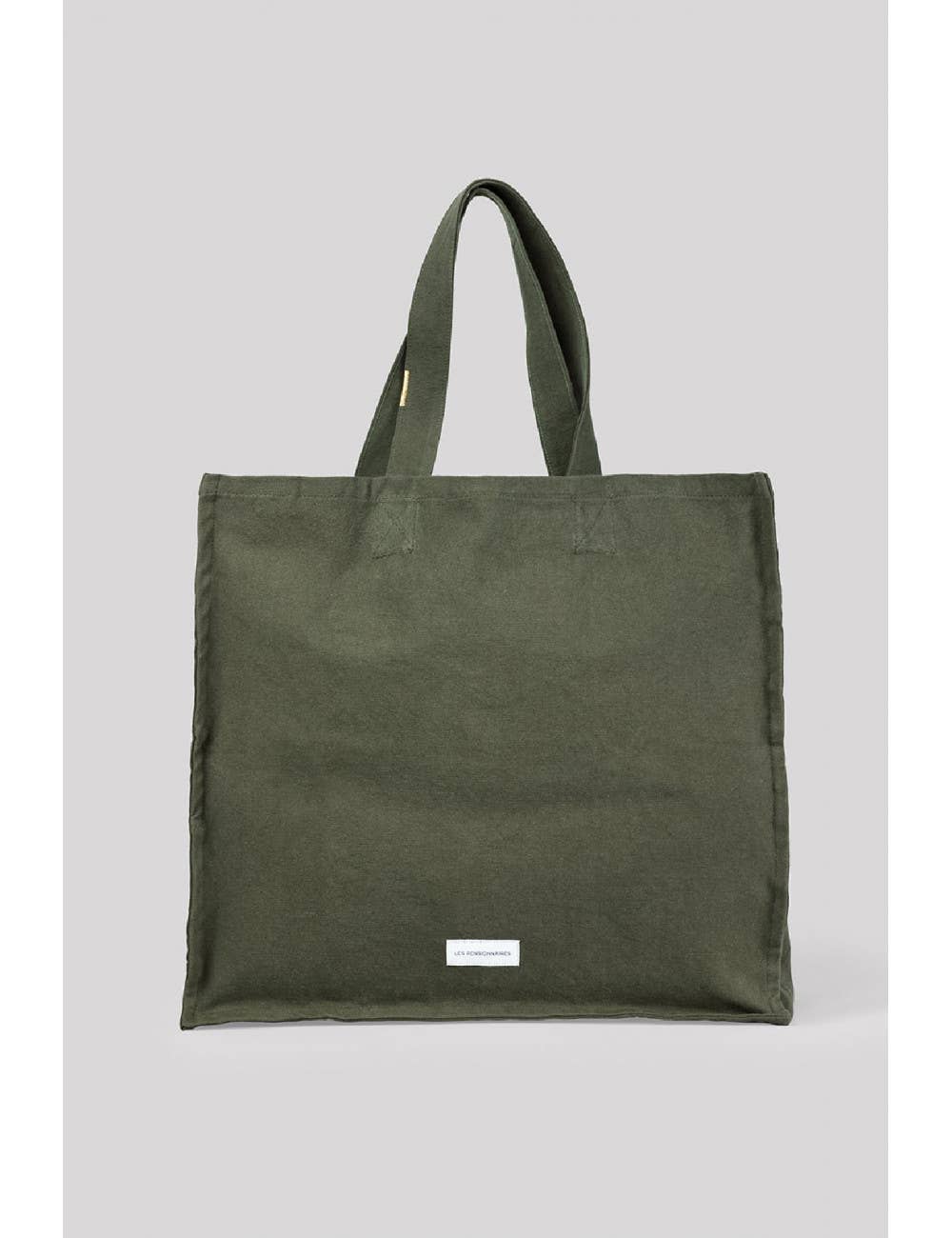 Les Pensionnaires Canvas Tote in Capri Green