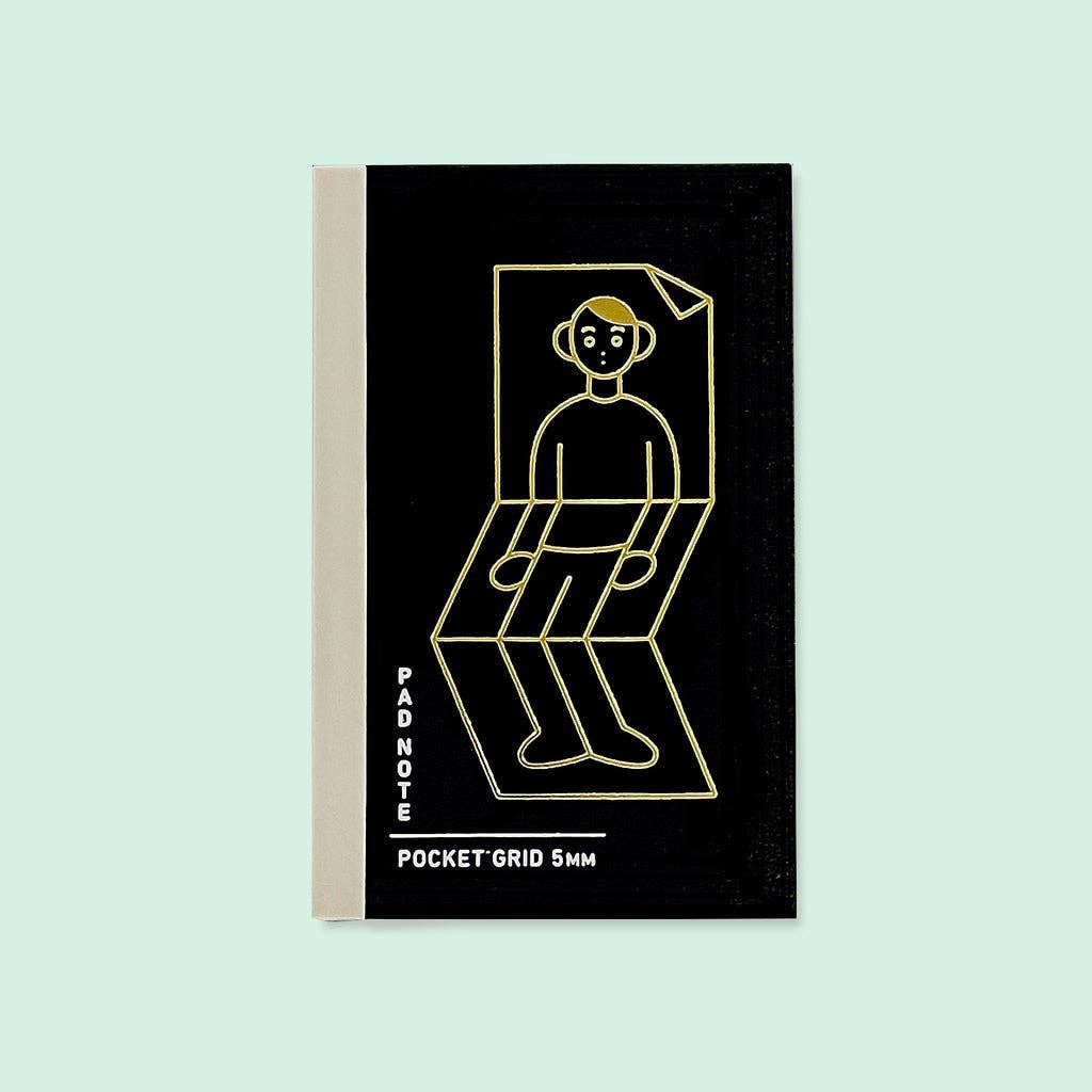 Sikigu Pad Note Pocket Unpis Edition [Grid, Plain]: Wasabi / Grid