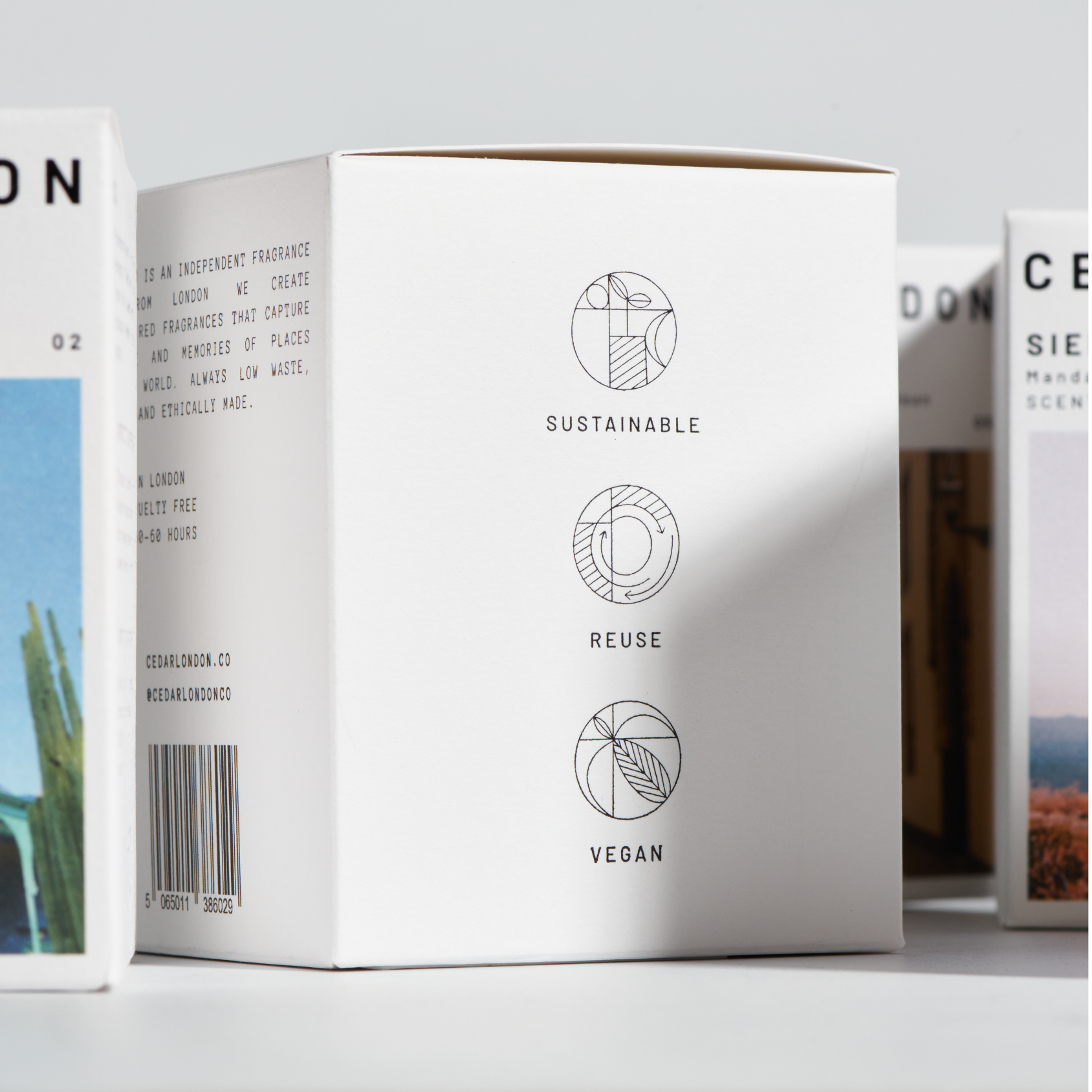 Nordlands Candle: Cedarwood, Oakmoss Scented Pure Soy Candle