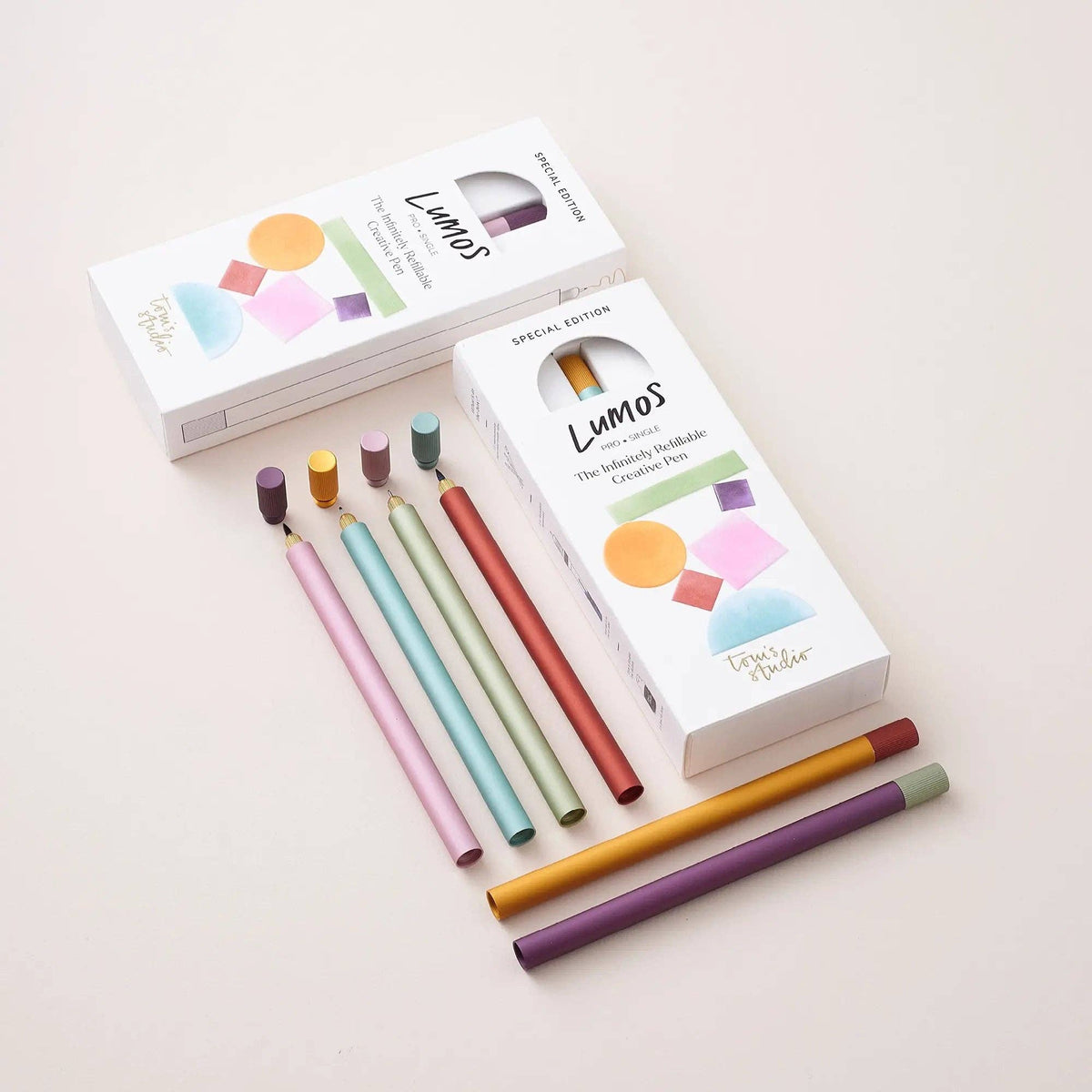 Lumos Pro - Colour Block: Sky Blue - Clementine / Duo Tip
