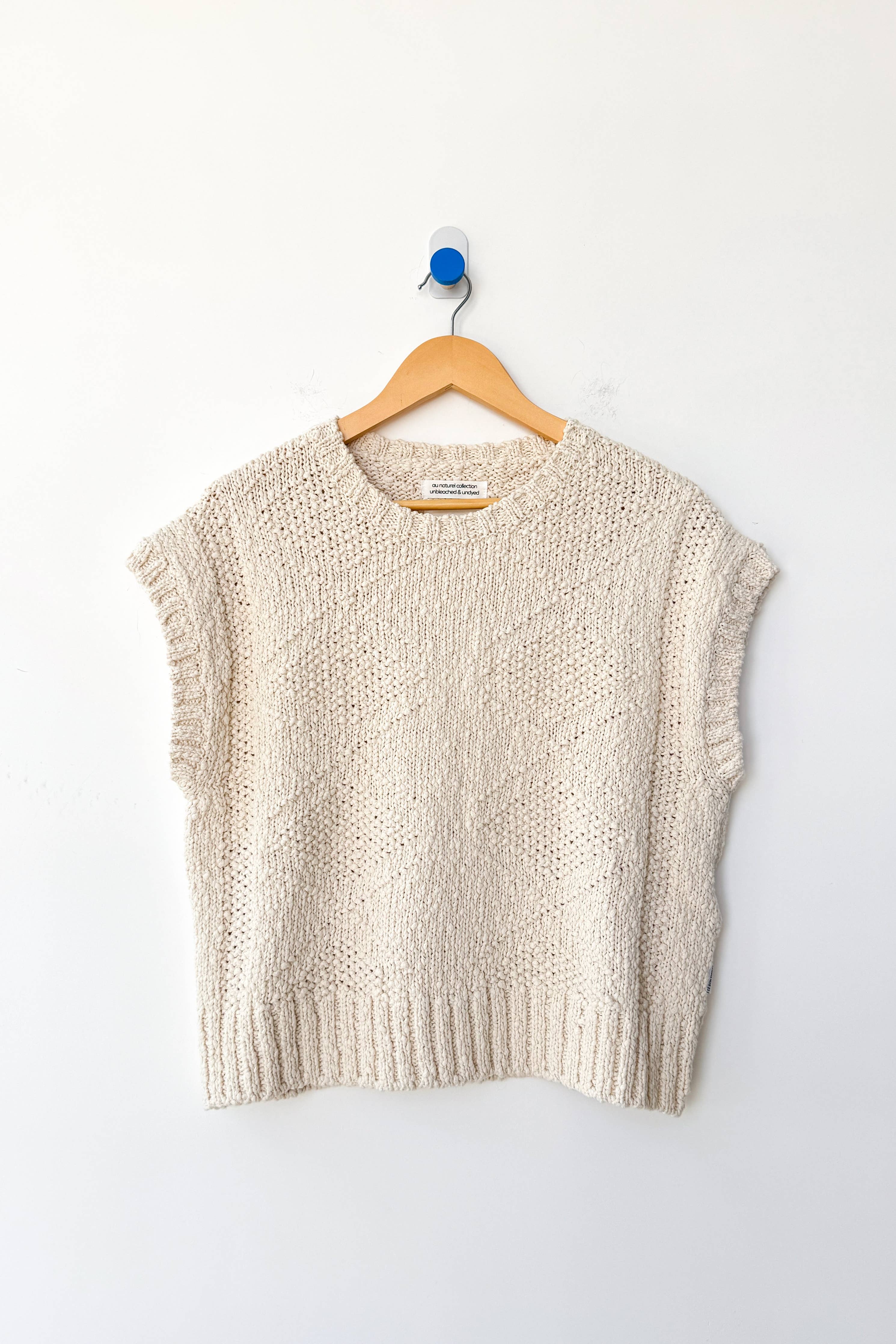 Alden Cotton Sweater: Naturel - Le Bon Shoppe