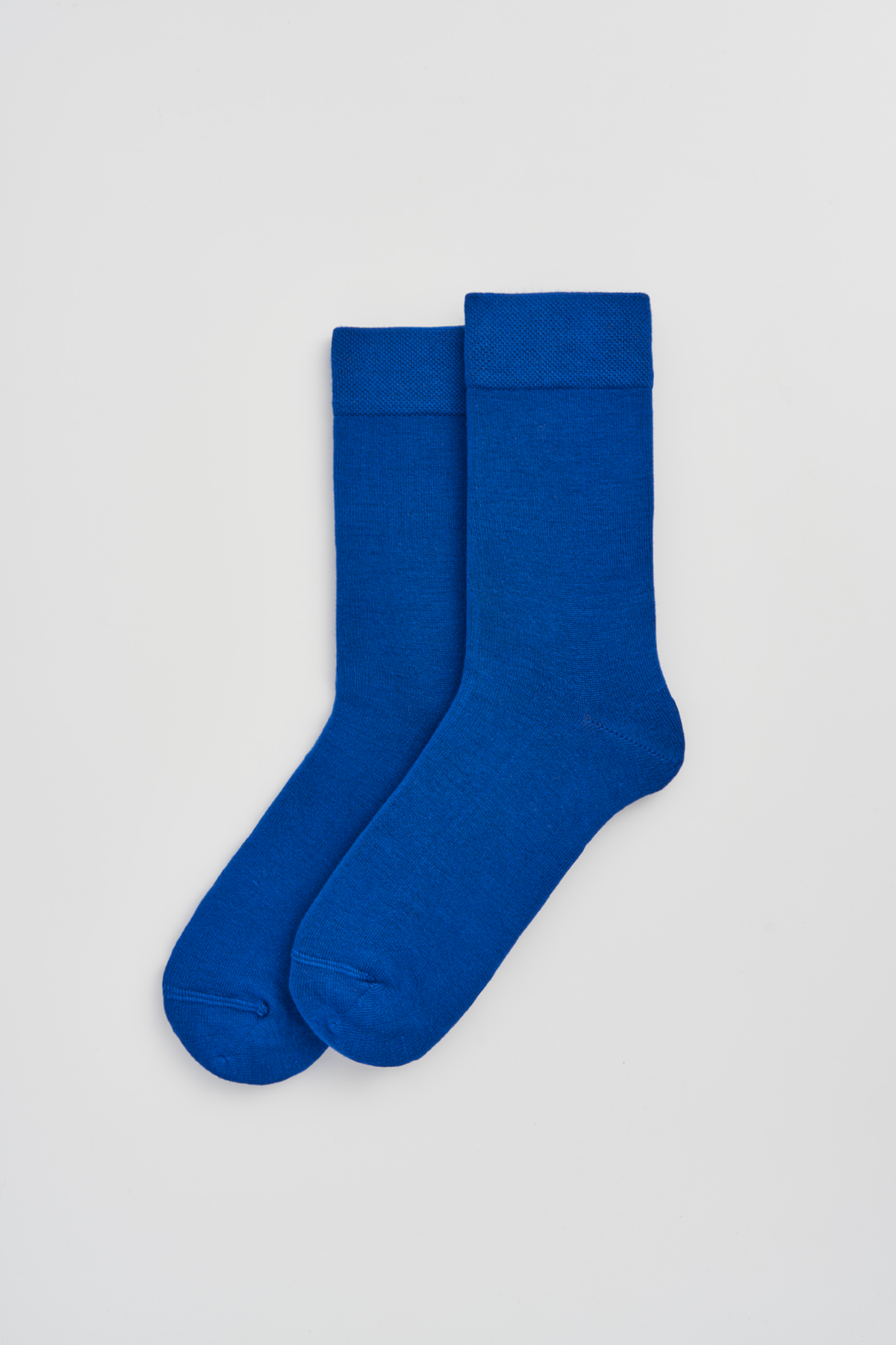 Strong Blue Bamboo Socks: Strong Blue / Small (UK 4-8)