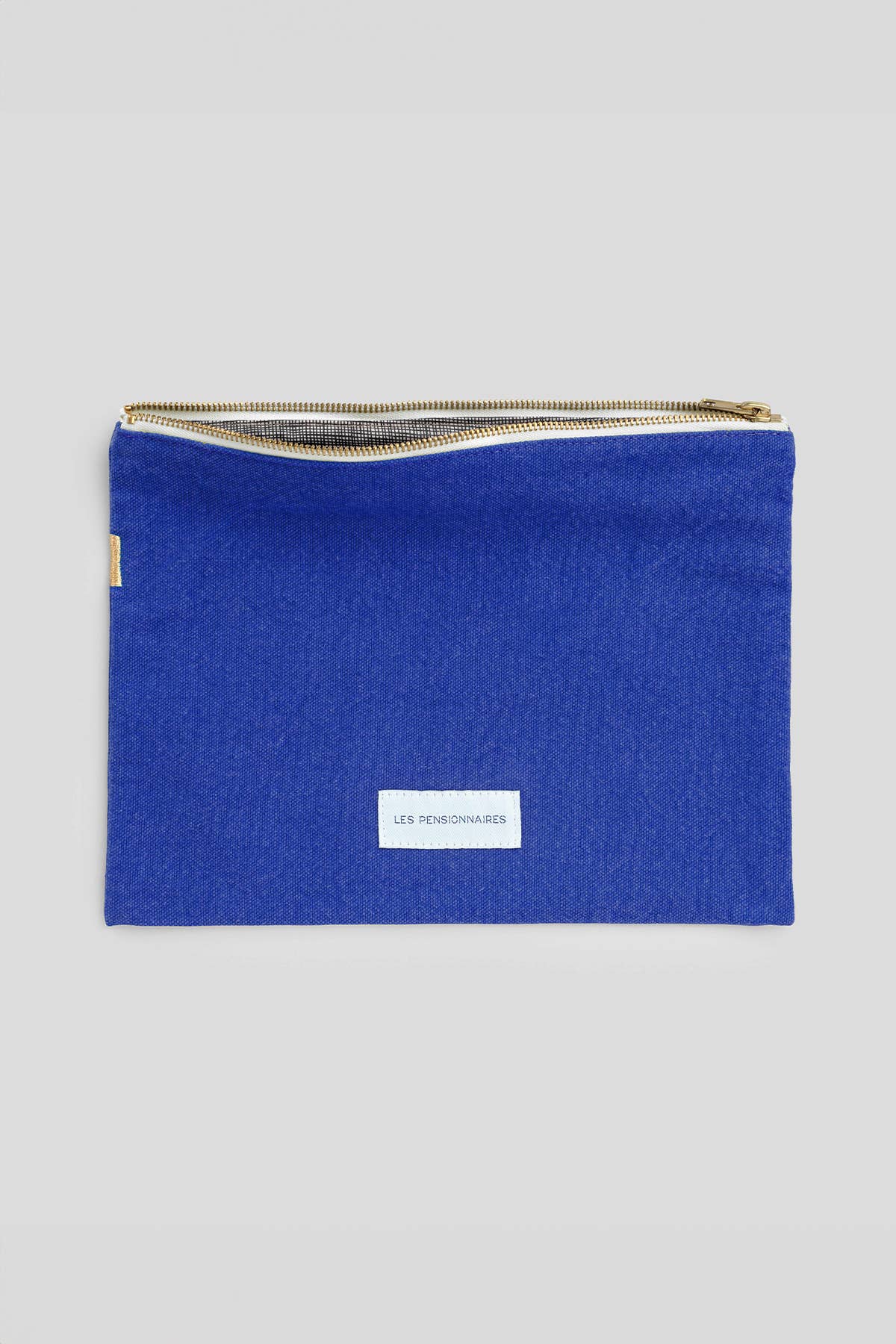 Les Pensionnaires Large Pouch in Ultramarine Blue