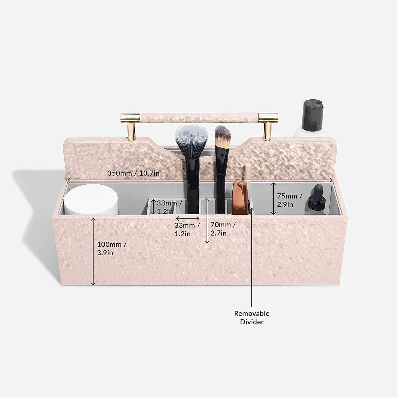 Blush Pink Supersize Cosmetic Organiser