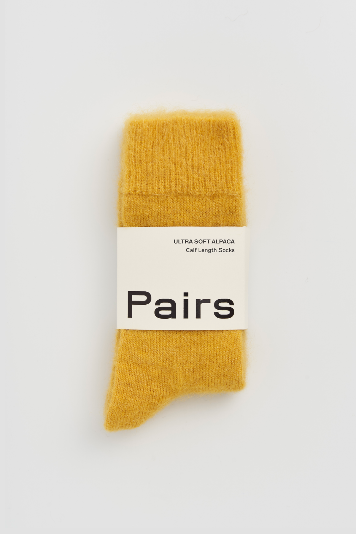 Dandelion Yellow Ultra Soft Alpaca Socks: Dandelion Yellow / Medium (UK 8-10)