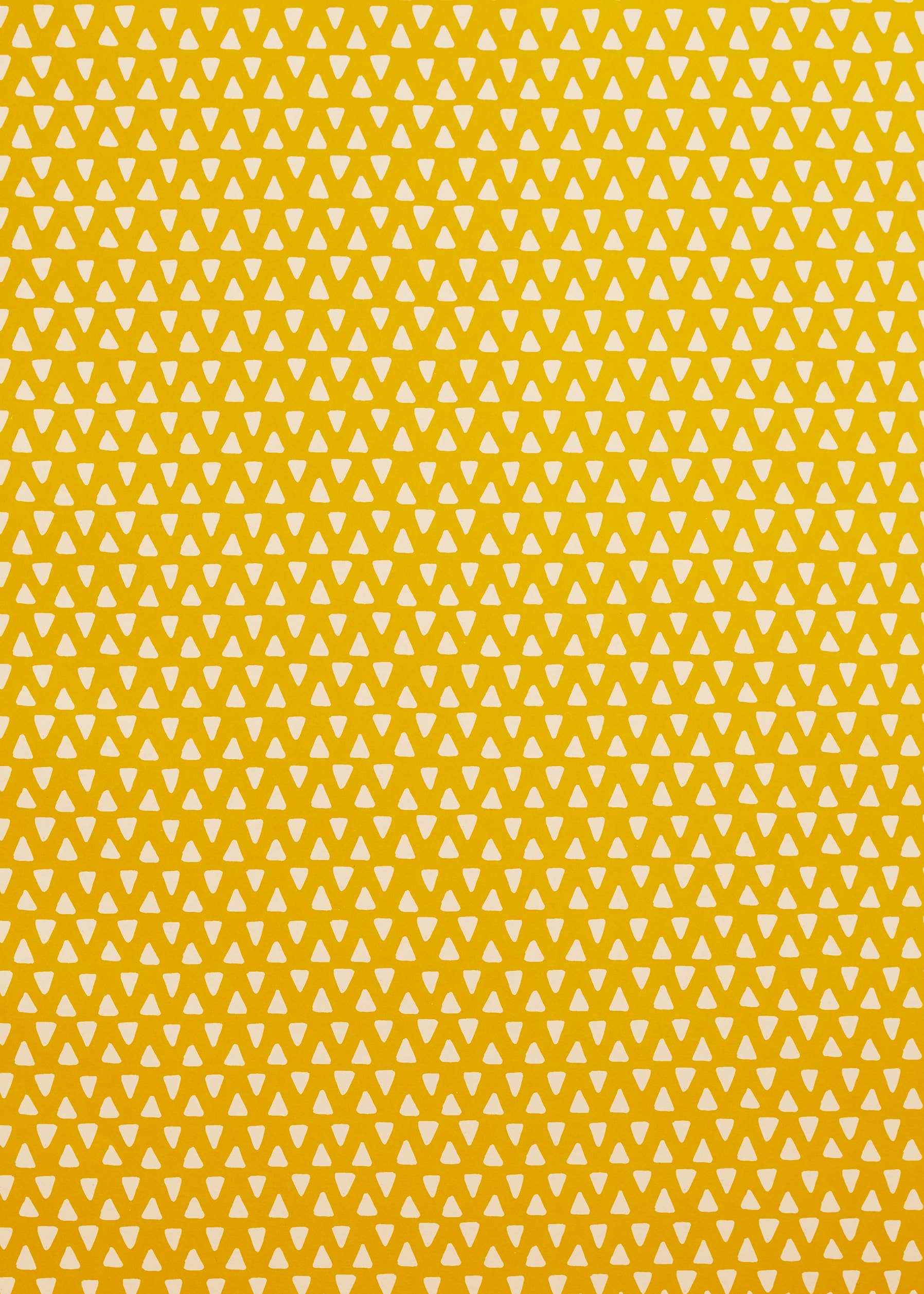 Triangle Gift Wrap In Yellow