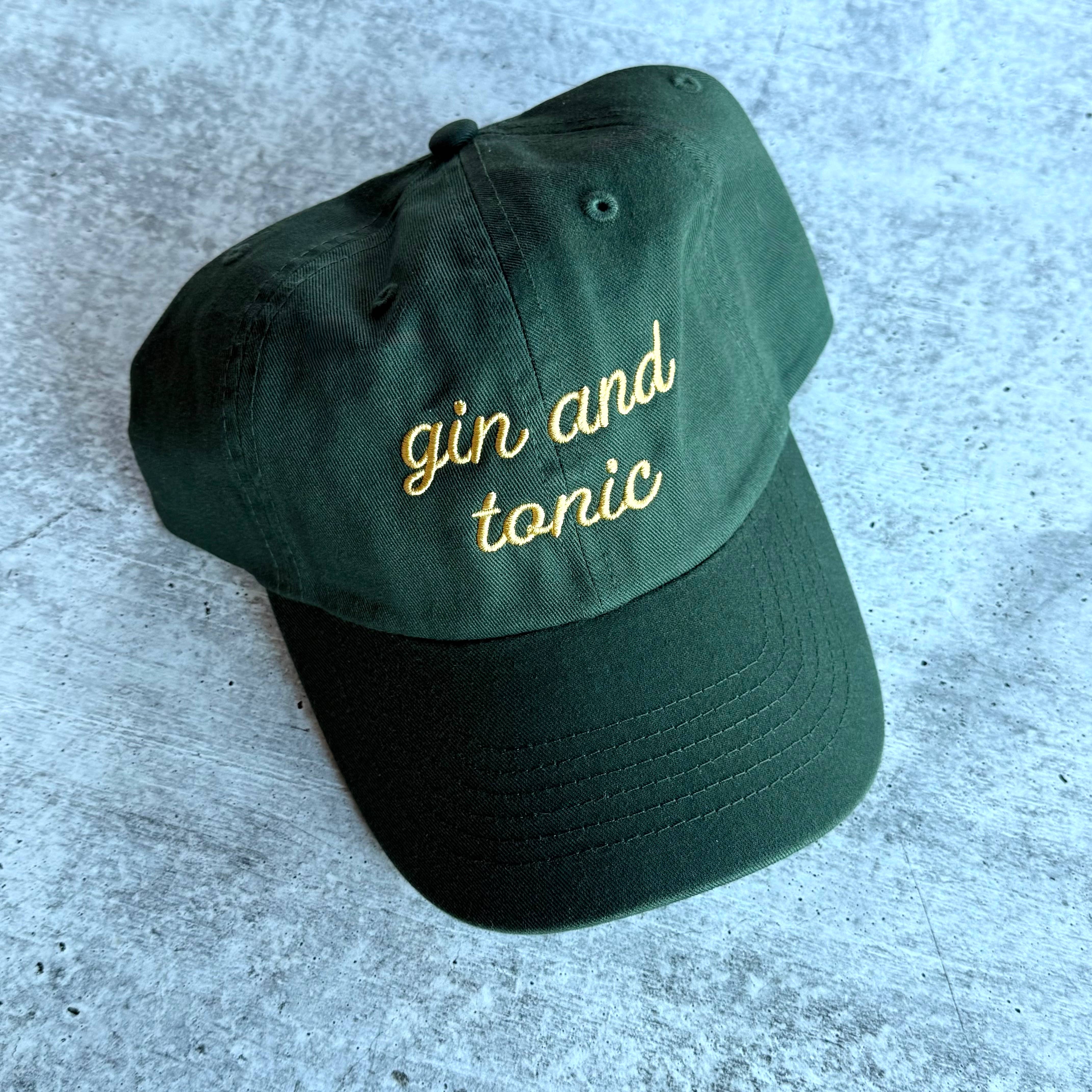 Gin and Tonic Baseball Cap  
