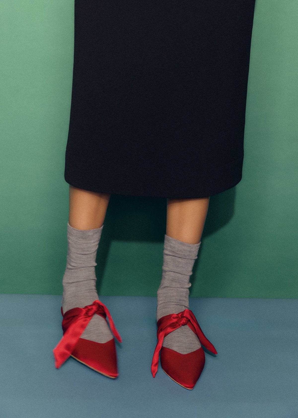 Correct Grey Merino Socks: Correct Grey / Small (UK 4-7)