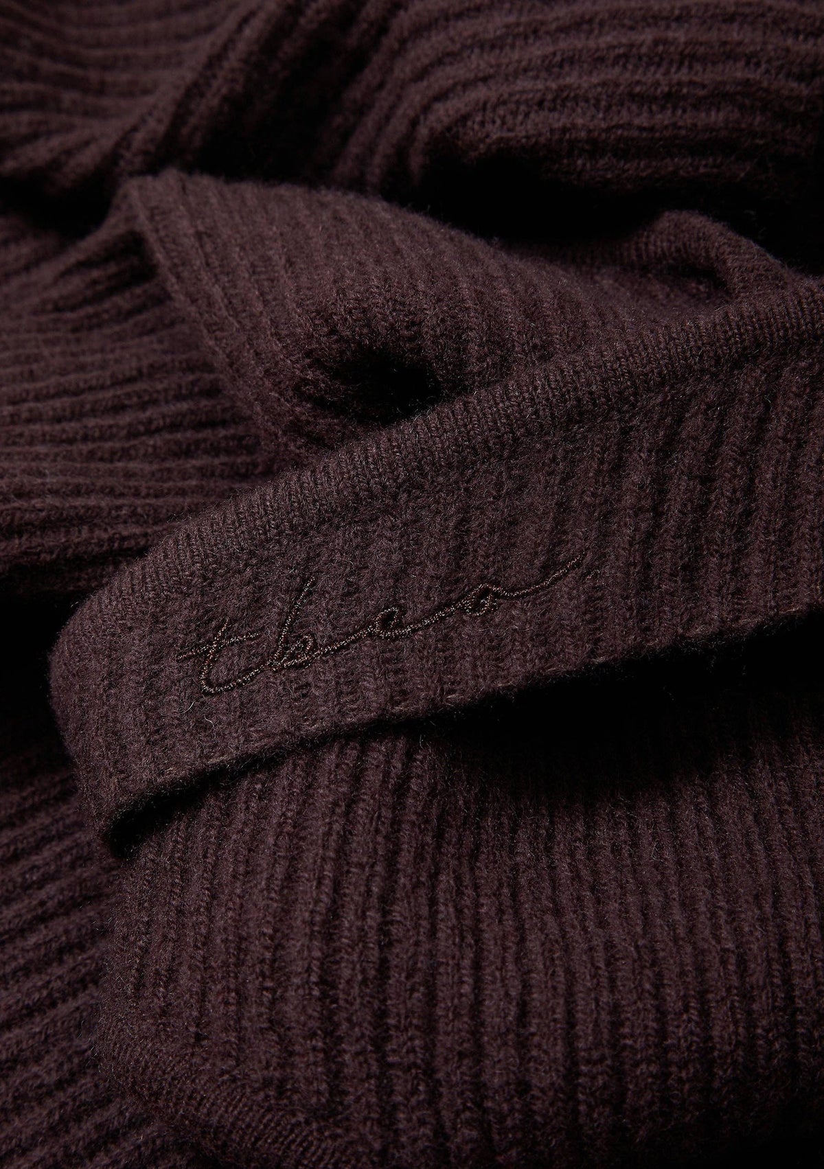Merino Wool Hood in Brown