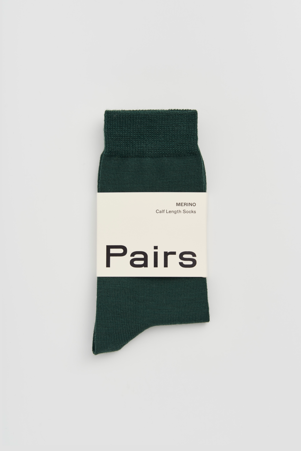 Deep Forest Green Merino Socks: Deep Forest Green / Large (UK 11-13)