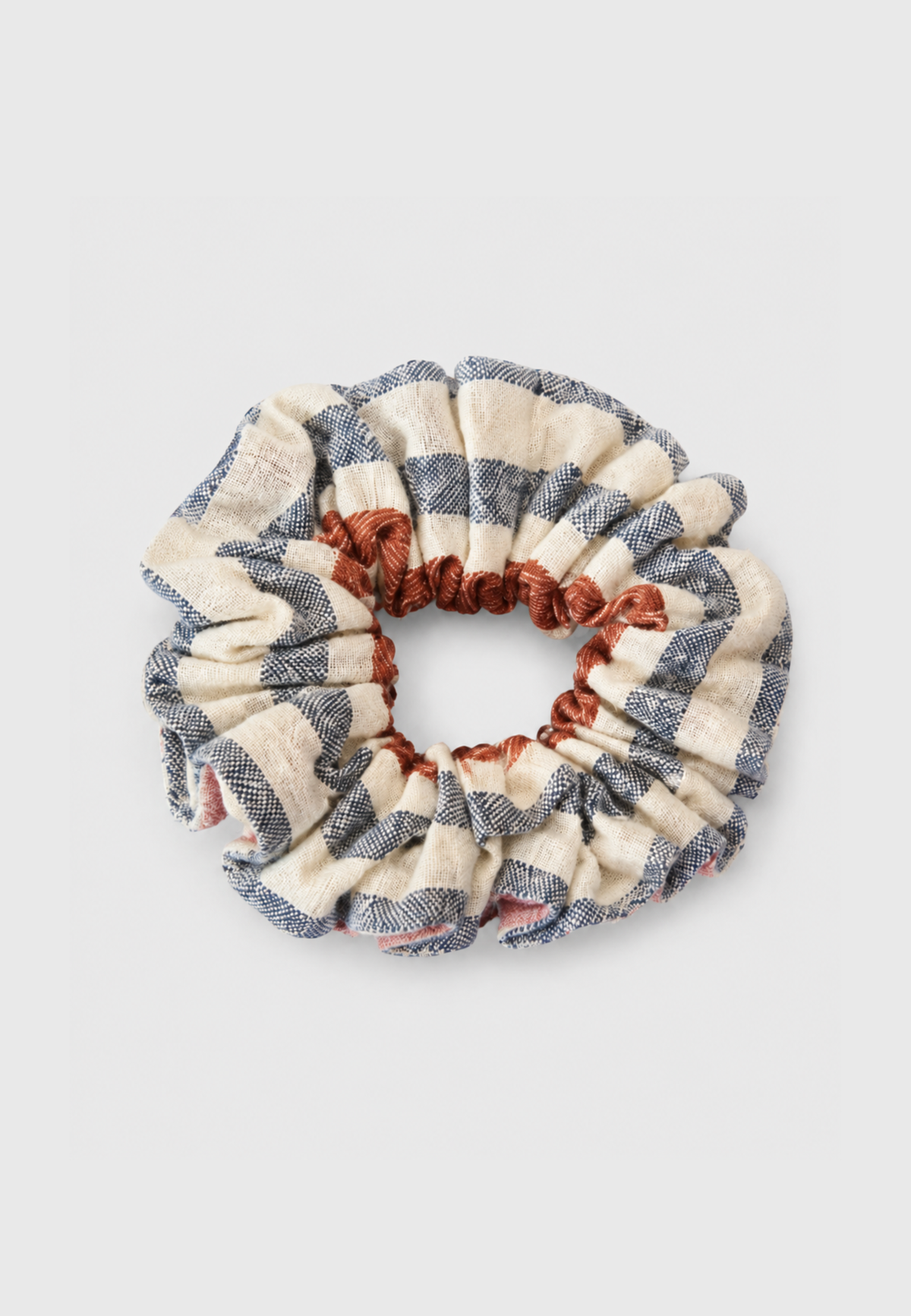 Less waste scrunchie: Multi stripe / One Size