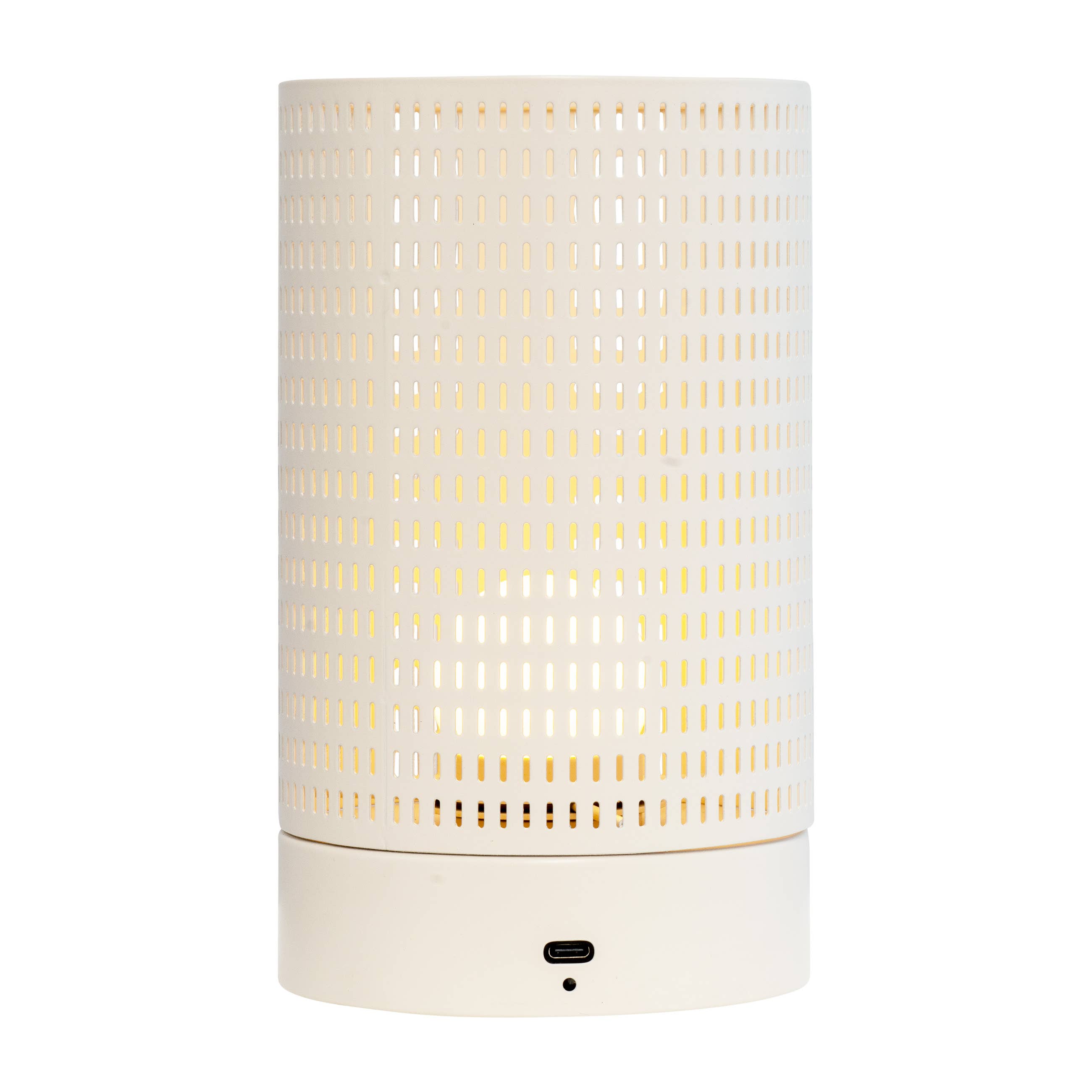 Mesh white/ brass lantern - by Dyberg Larsen