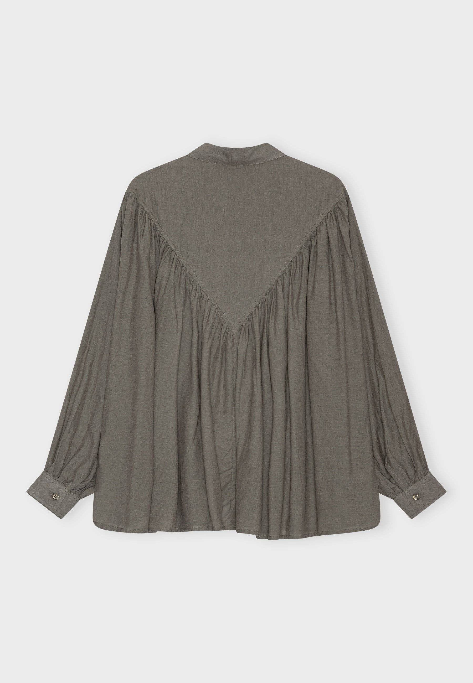 Glow shirt: Khaki gray / L