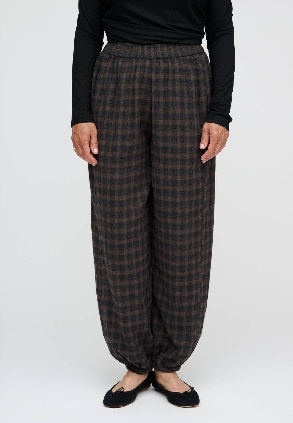 Free pants check: Stone brown / moonless night / M