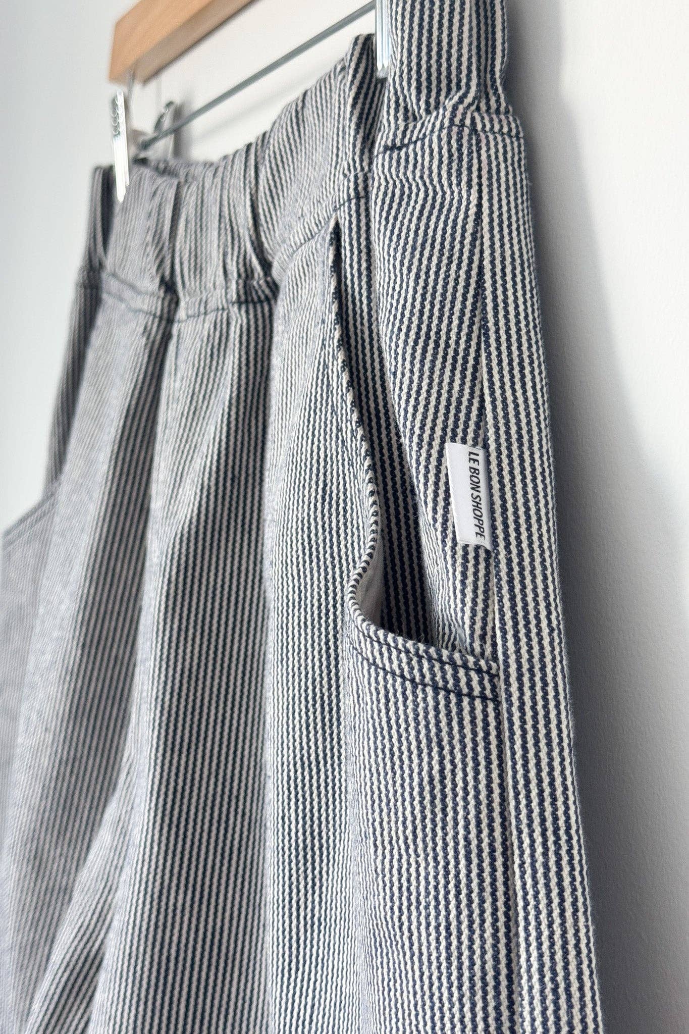 City Shorts Blue Stripe  - Le Bon Shoppe